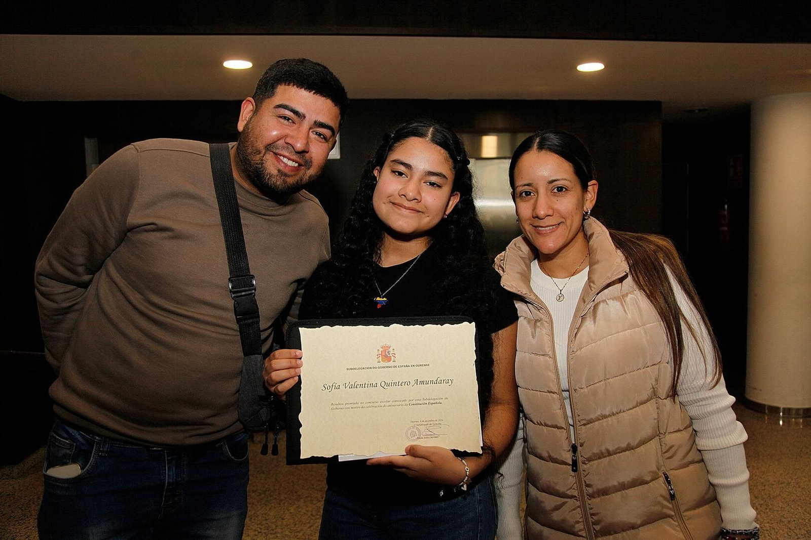 Elvis, Sofía y Elimar.