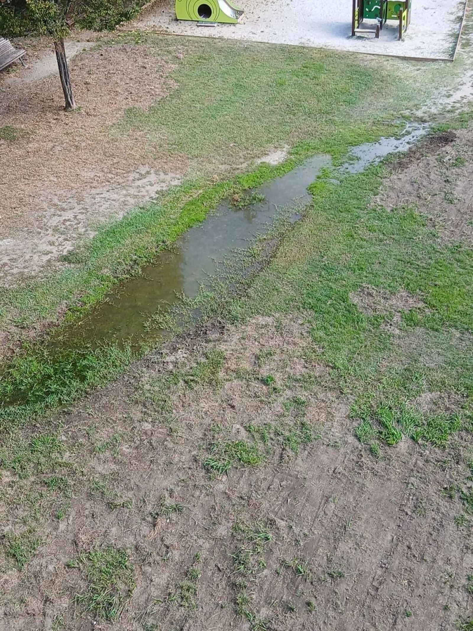 Parque sin mantenimiento