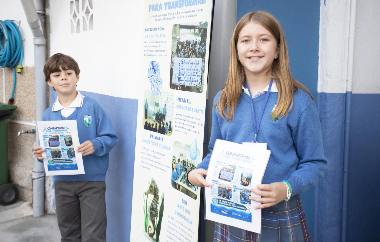 Galería | El Colegio Alba de Vigo celebra la jornada “Alba en Azul”