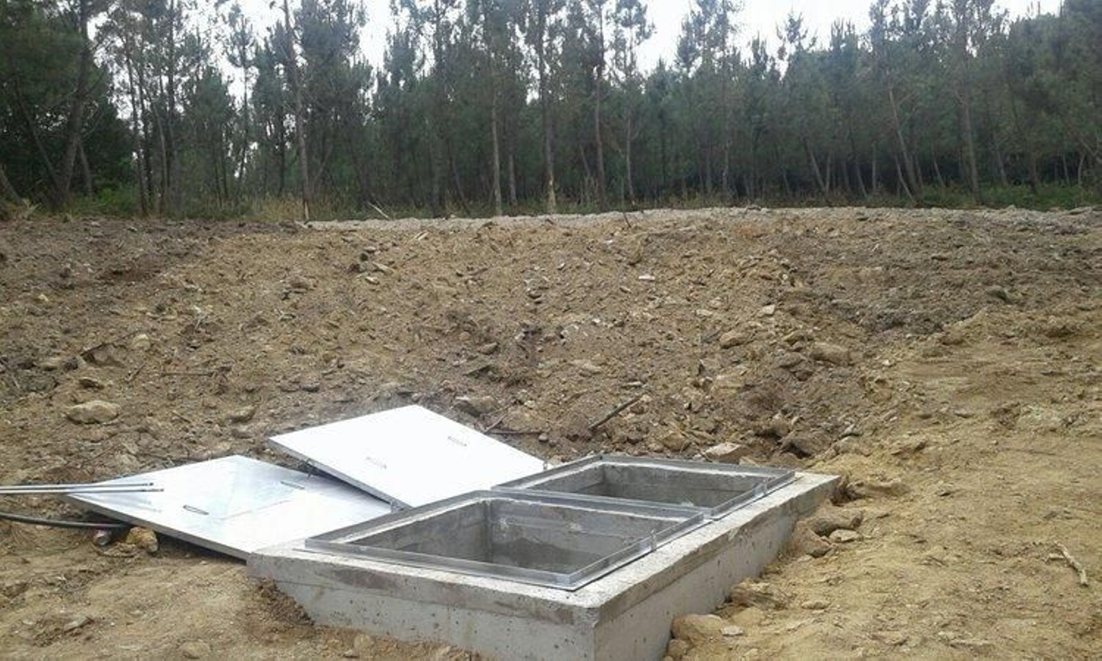 La captación que dará servicio a San Martiño.