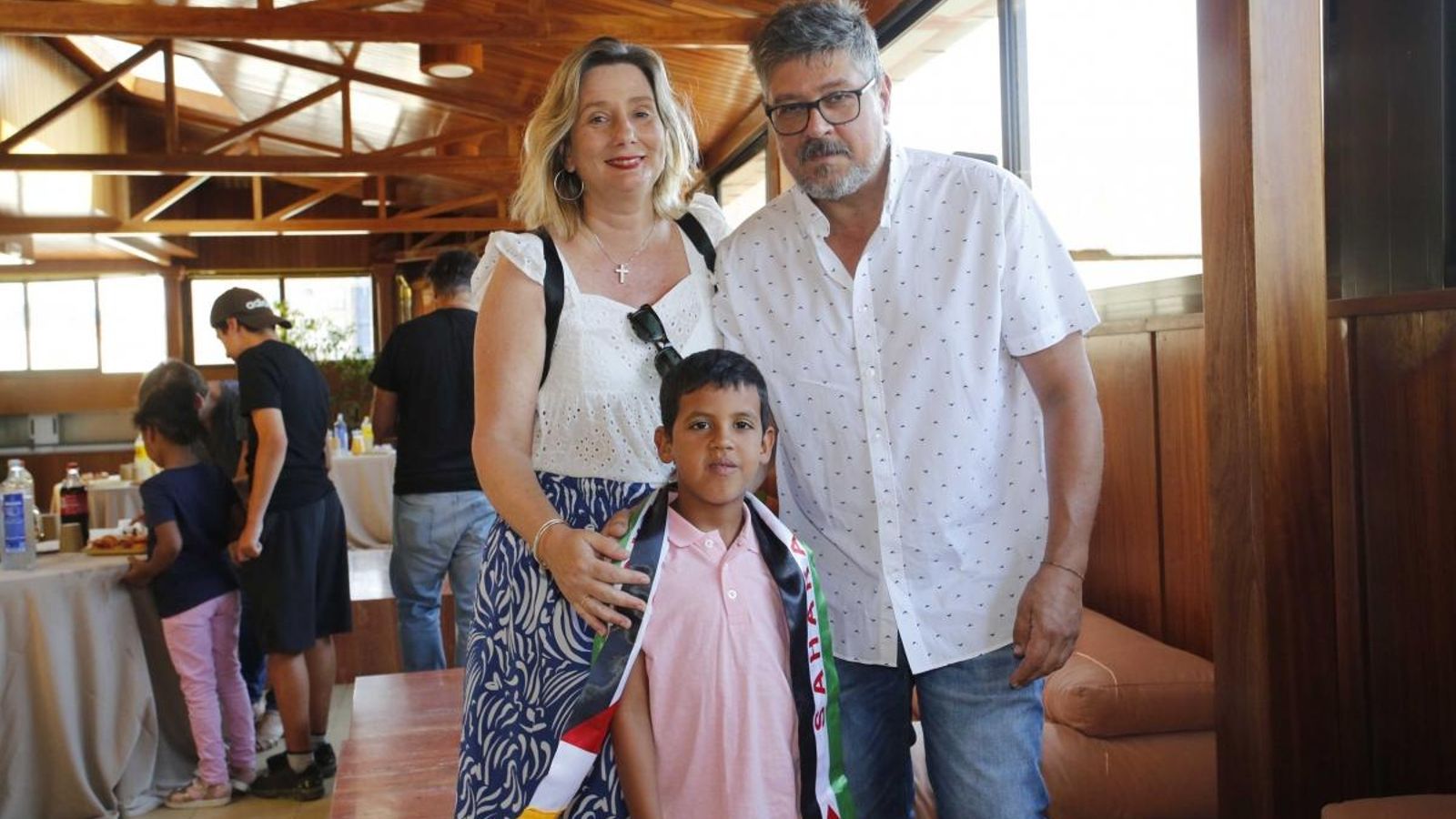 Jacky, Rober y Salek.