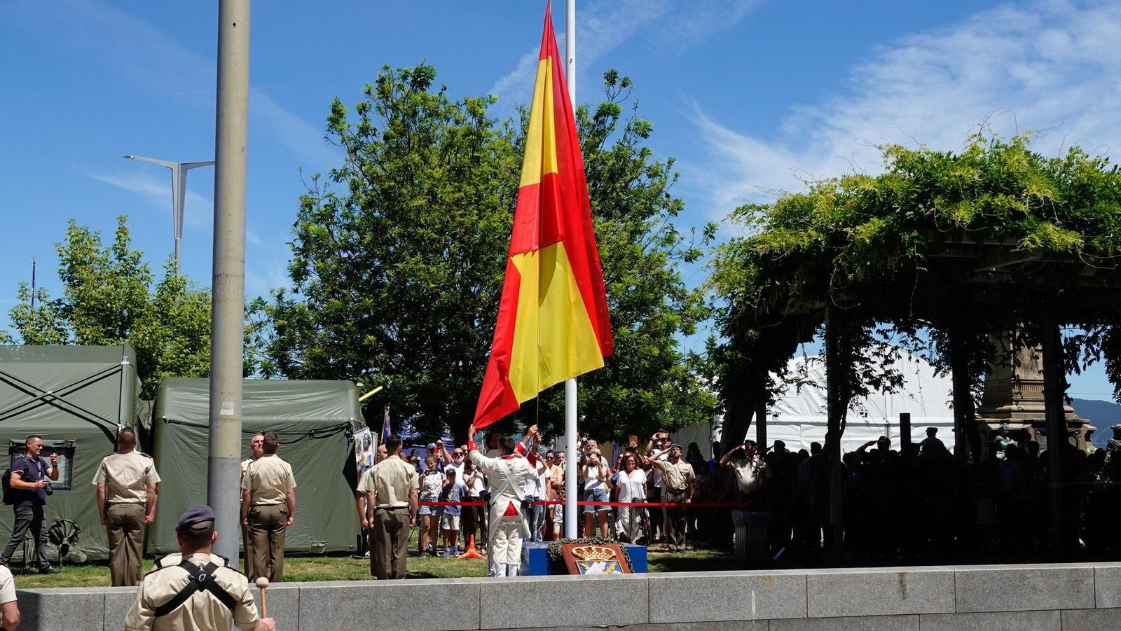 Galería | Las Fuerzas Armadas recogen sus bártulos tras una semana en Vigo