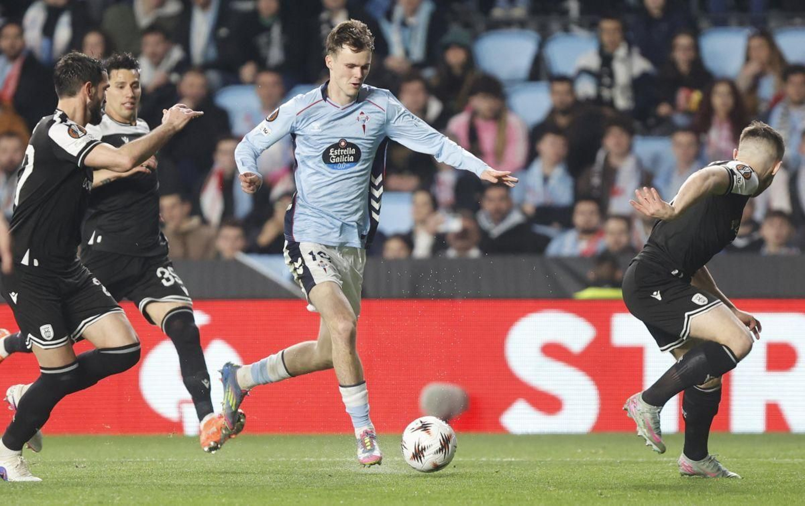 Williot Swedberg creció con el partido y marcó.