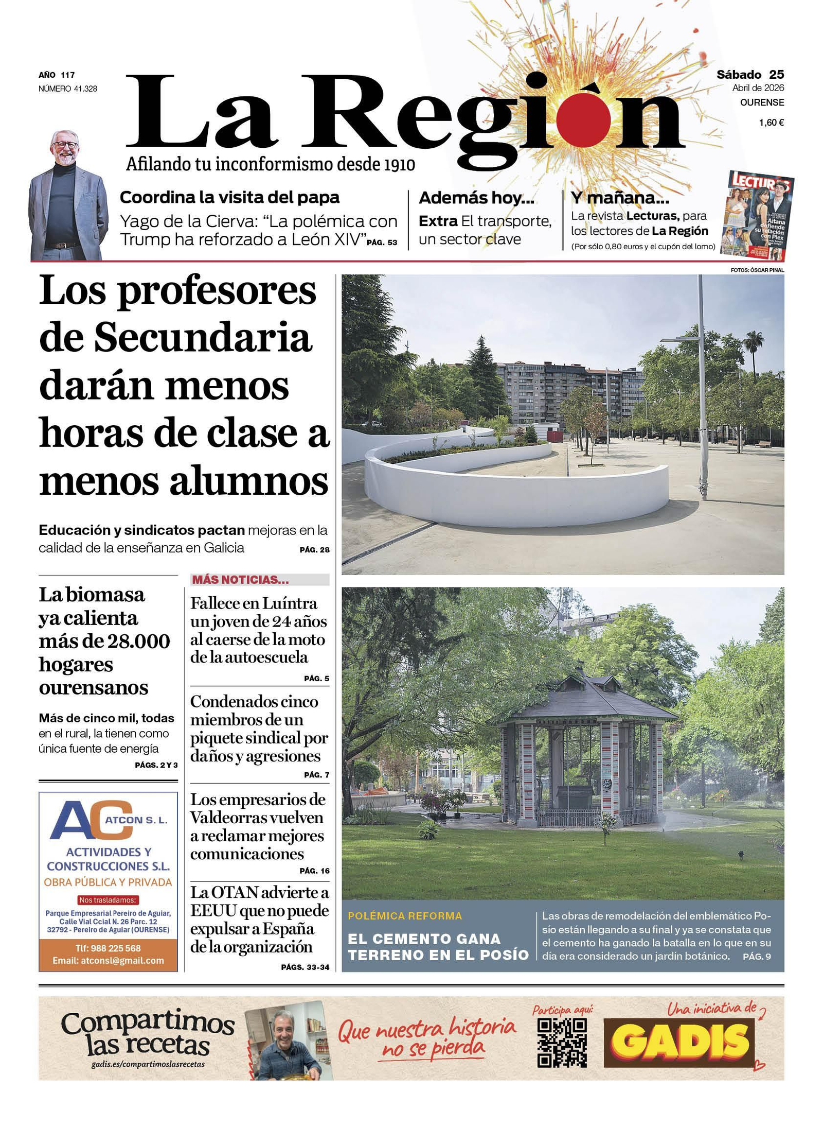 La portada de hoy