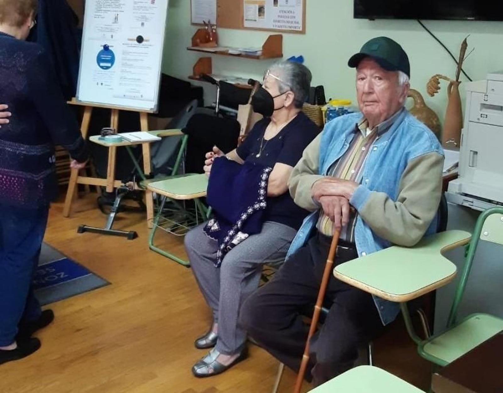 Ricardo, de 97 años de edad, fue uno de los participantes en el programa.