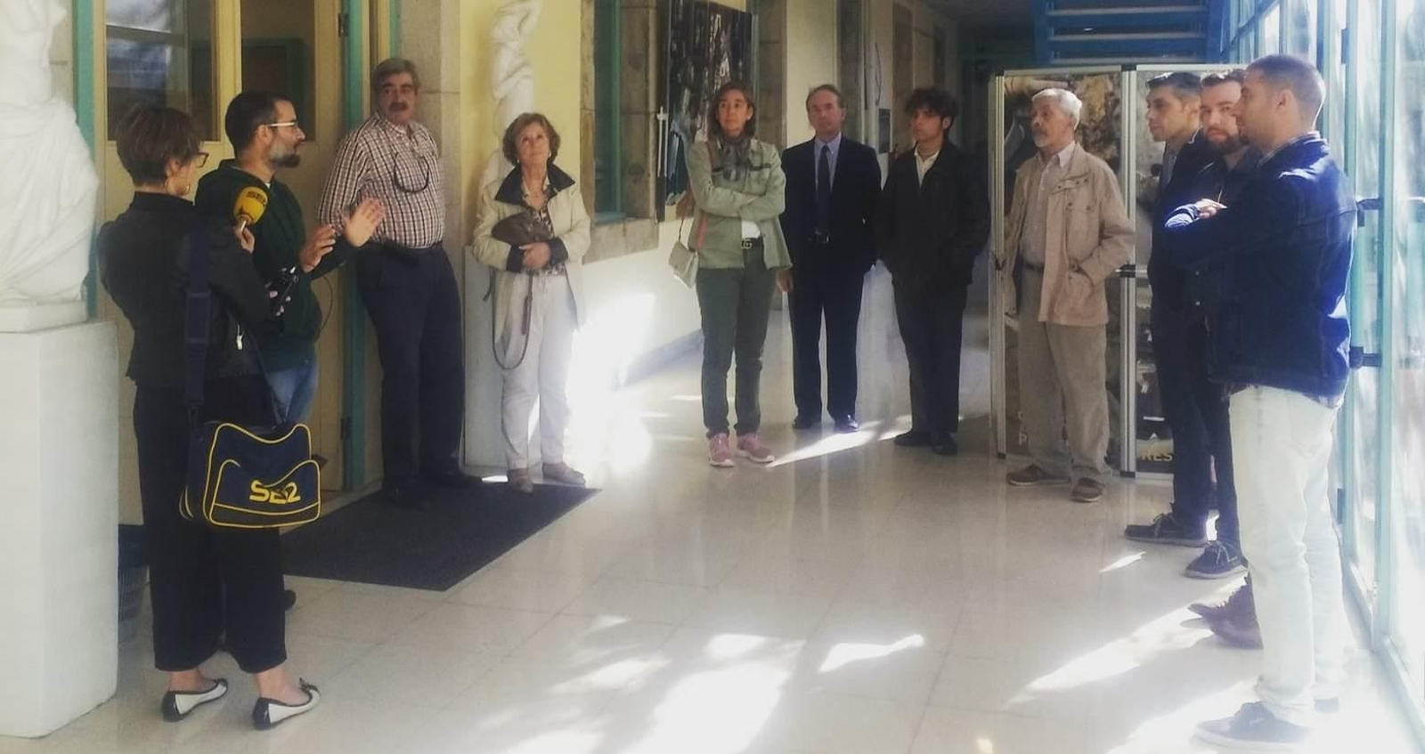 A Escola de Conservación e Restauración de Pontevedra celebrou esta tarde una xornada de portas abertas