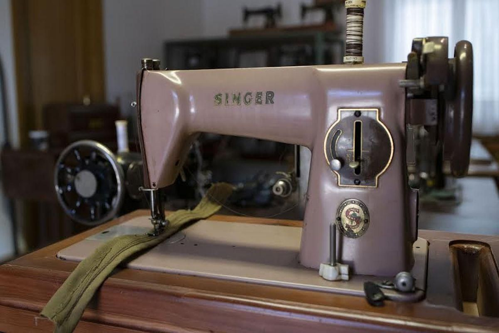 Galería | El placer de coser en una hermosa y cuidada máquina