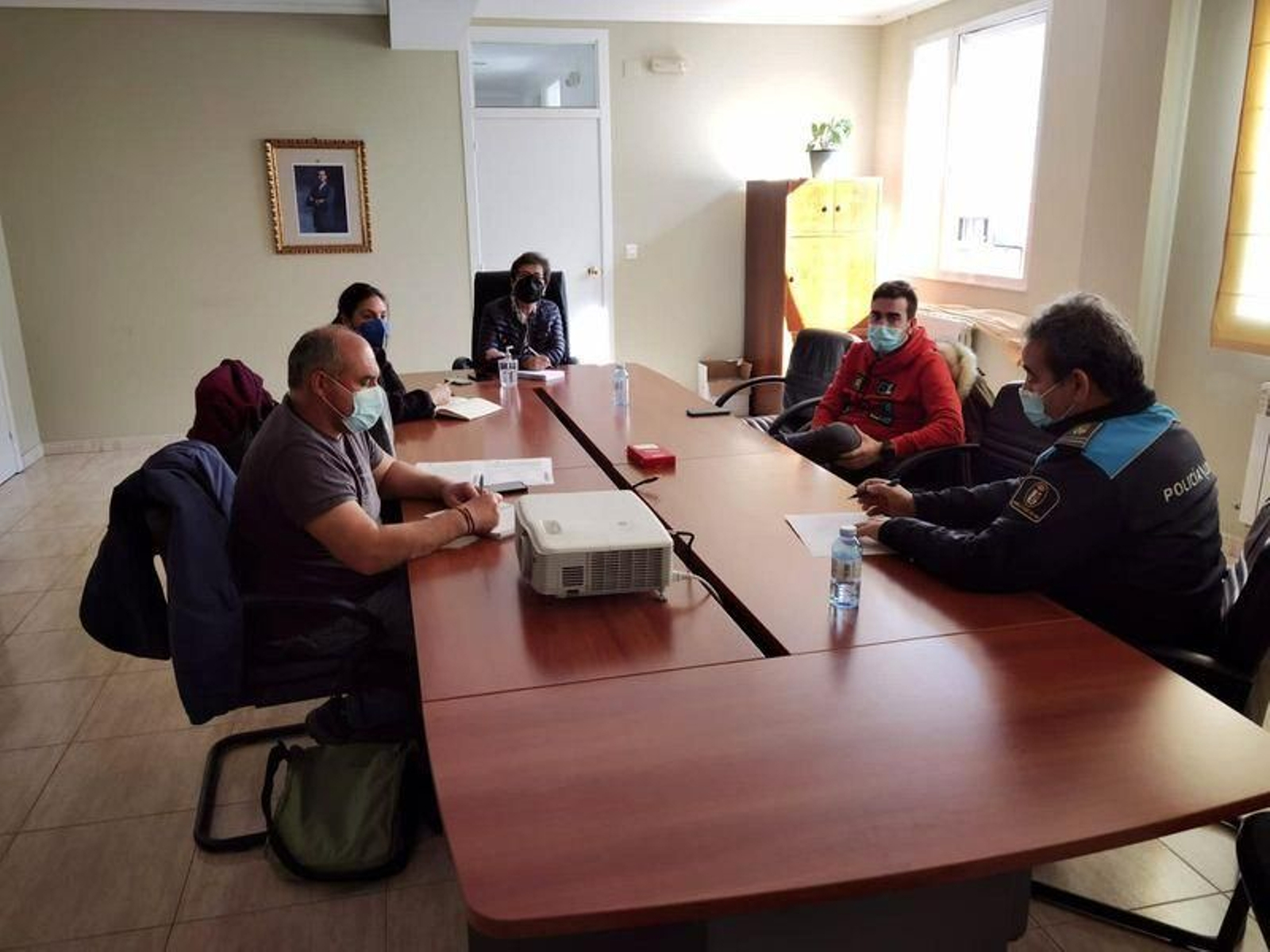 Alberto Martínez, María Garrido, Elvira Lama, Manuel Grande, y Germán Bolaño.