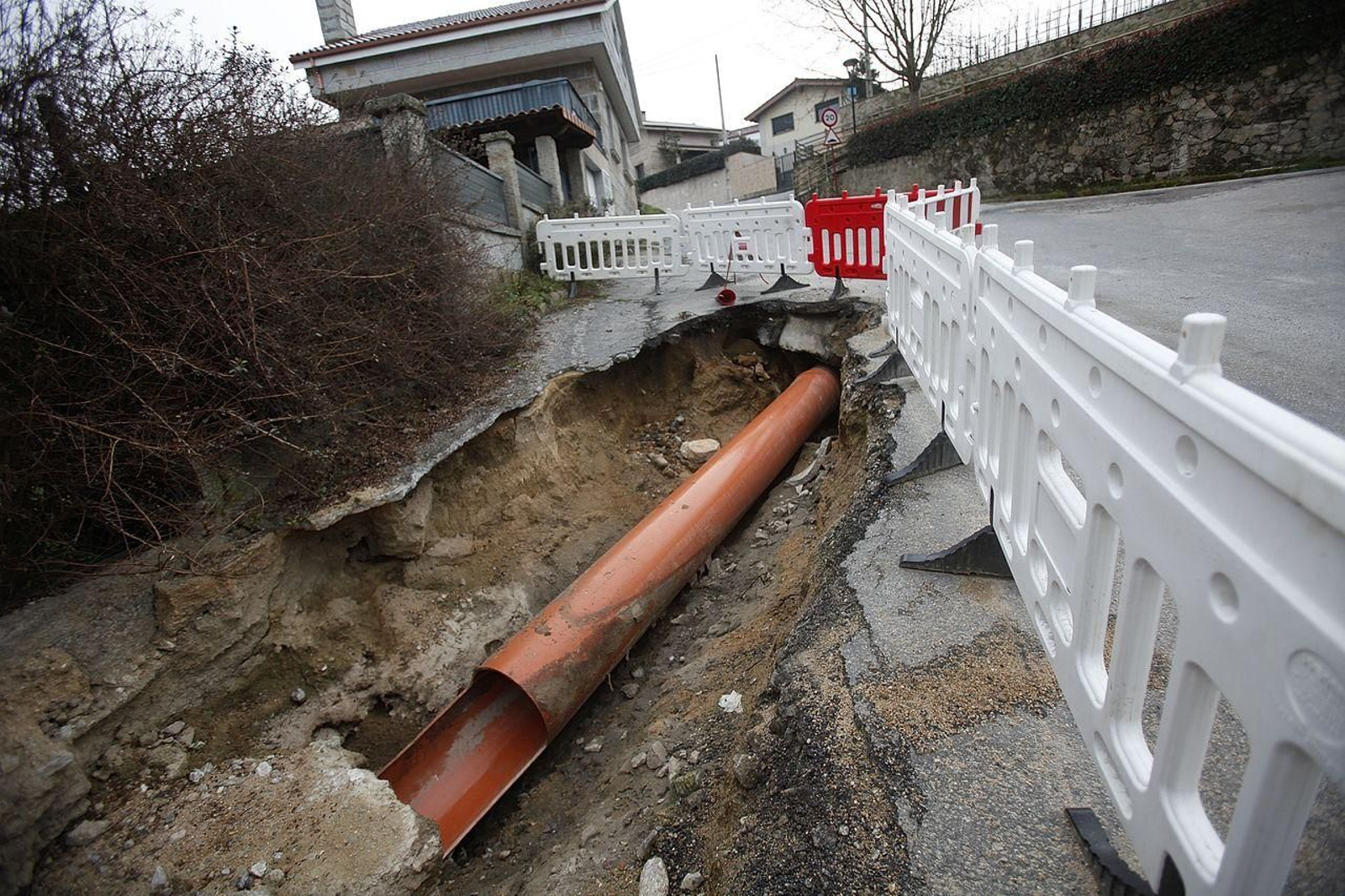 Obras en la calle Nicomedes Pastor Diaz