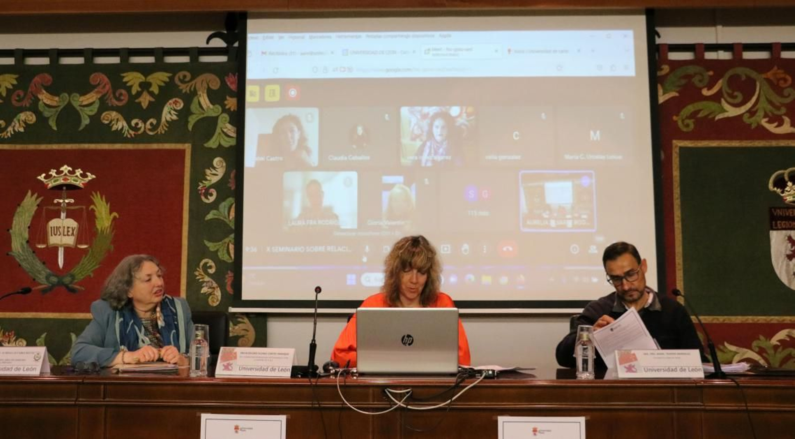 Mª Dolores Alonso-Cortés, vicerrectora de Relaciones Institucionales y con la Sociedad, presidió en la Facultad de Derecho la inauguración de la décima edición del Seminario sobre relaciones jurídicas internacionales.