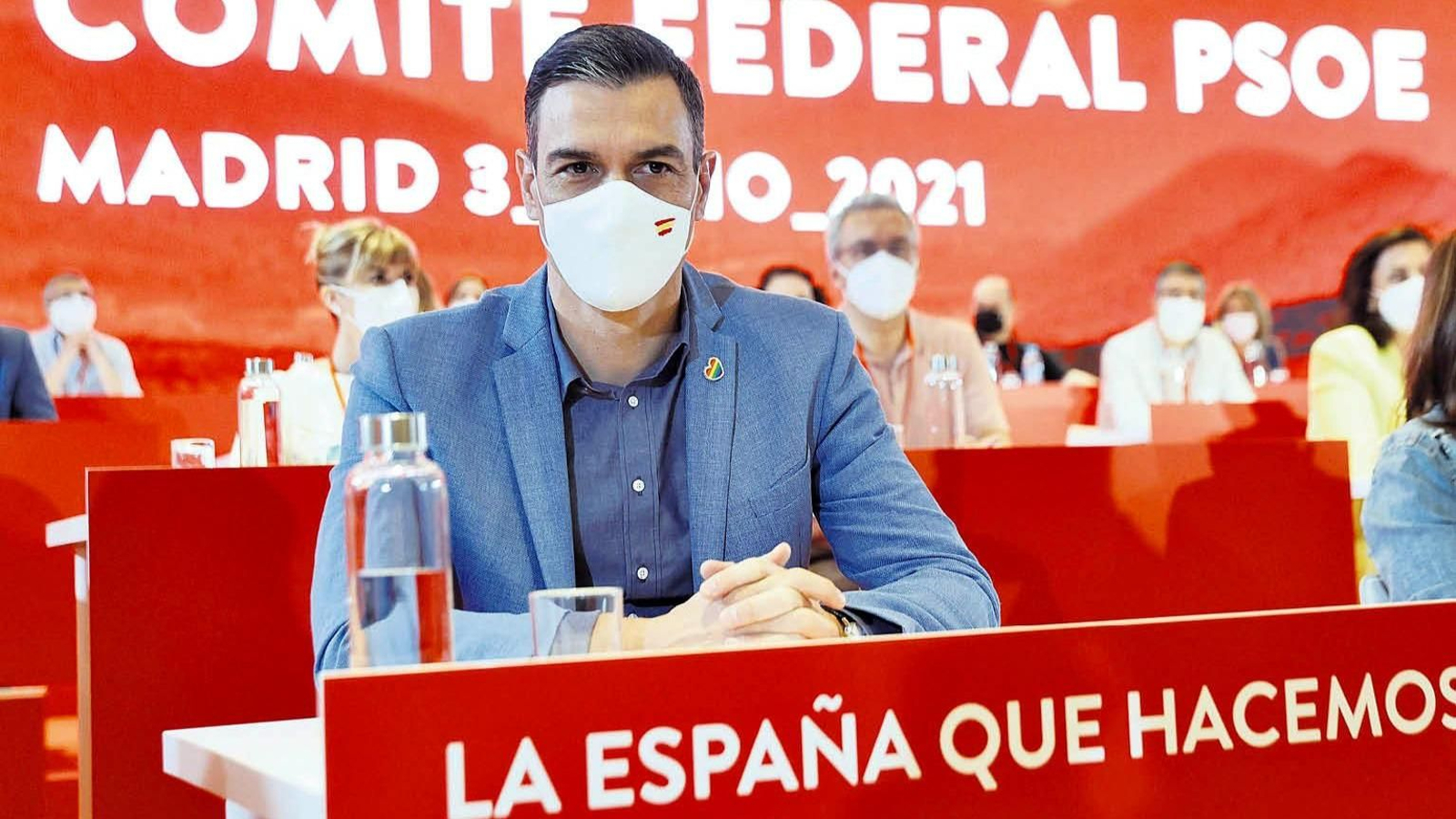 Pedro Sánchez, en el Comité Federal del PSOE.