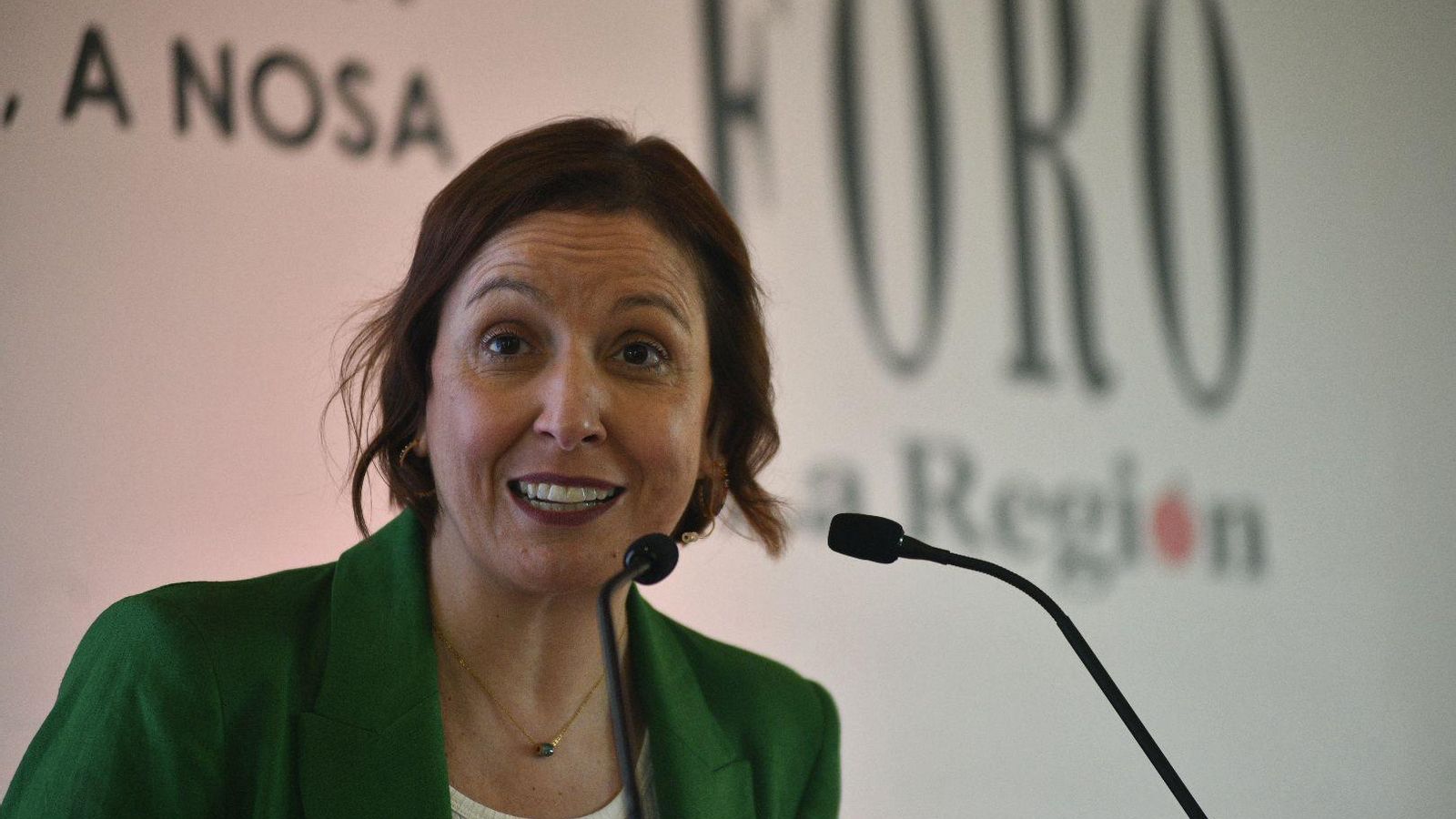 Ana Méndez, durante la conferencia.