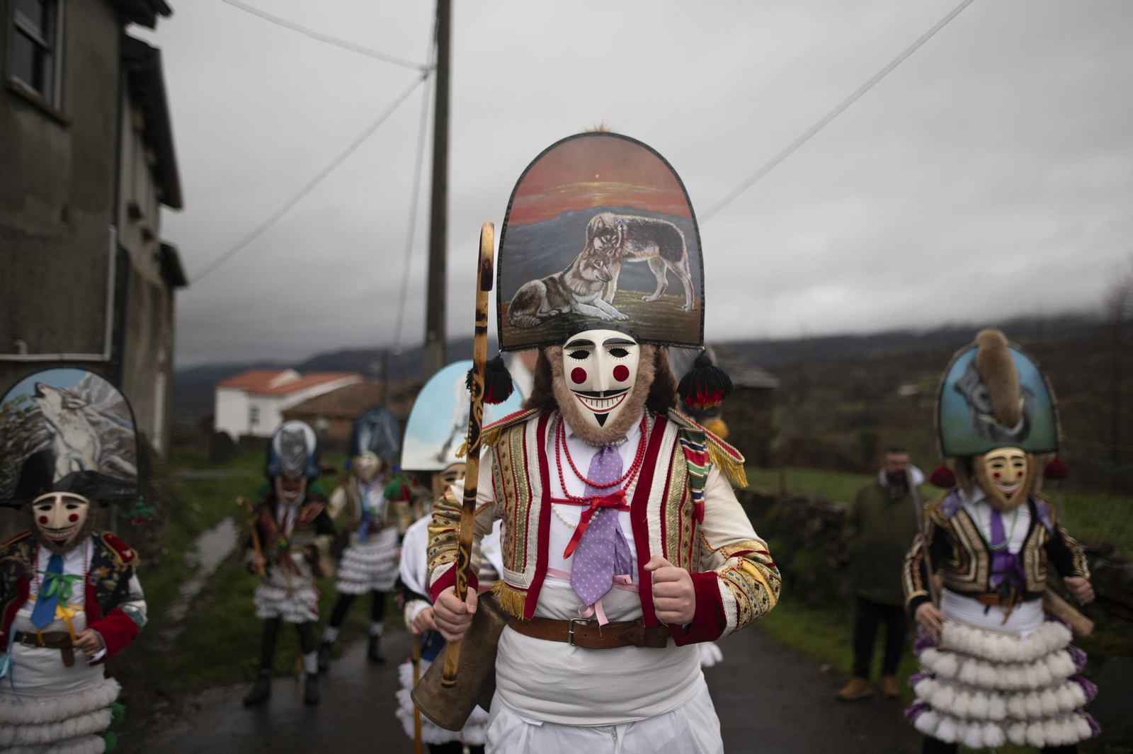 Galería | Los Felos llevan sus trastadas y travesuras a la sierra de Maceda