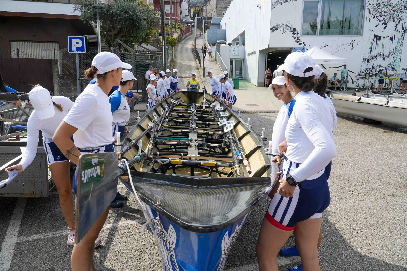 Galería | Las traineras se dan cita en el paseo de Cardona
