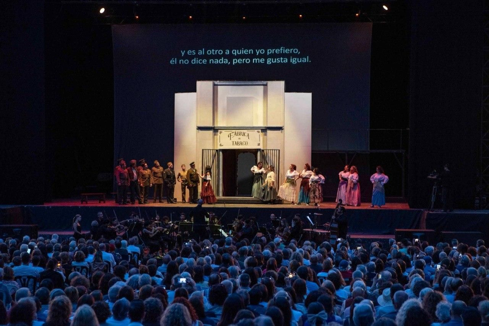 Galería | El auditorio de Castrelos, escenario para la ópera 'Carmen'