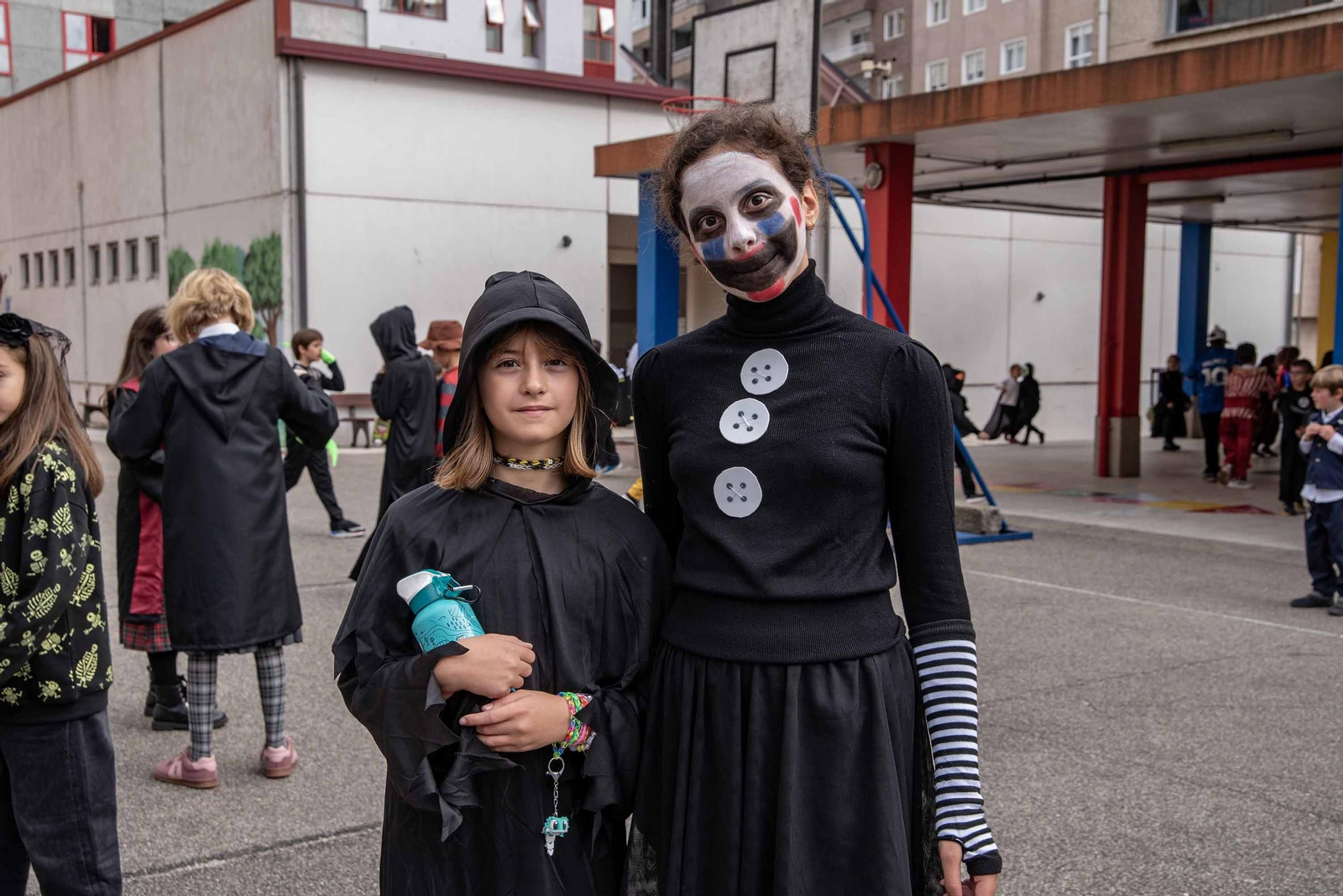 Galería | Samaín y magosto se juntan en la celebración festiva del CEIP Pintor Laxeiro de Vigo