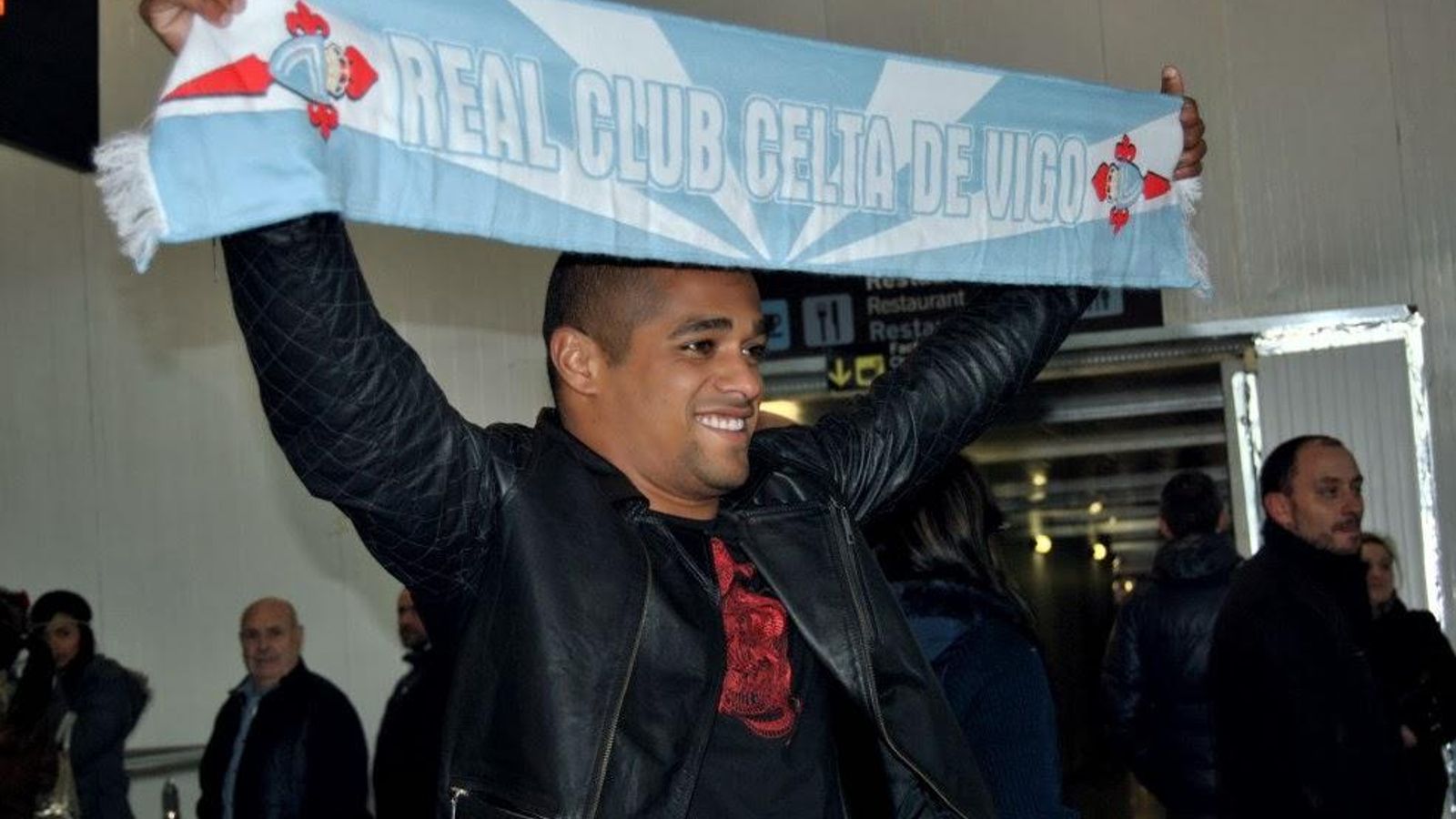 El futbolista brasileño del Celta de Vigo Welliton Soares