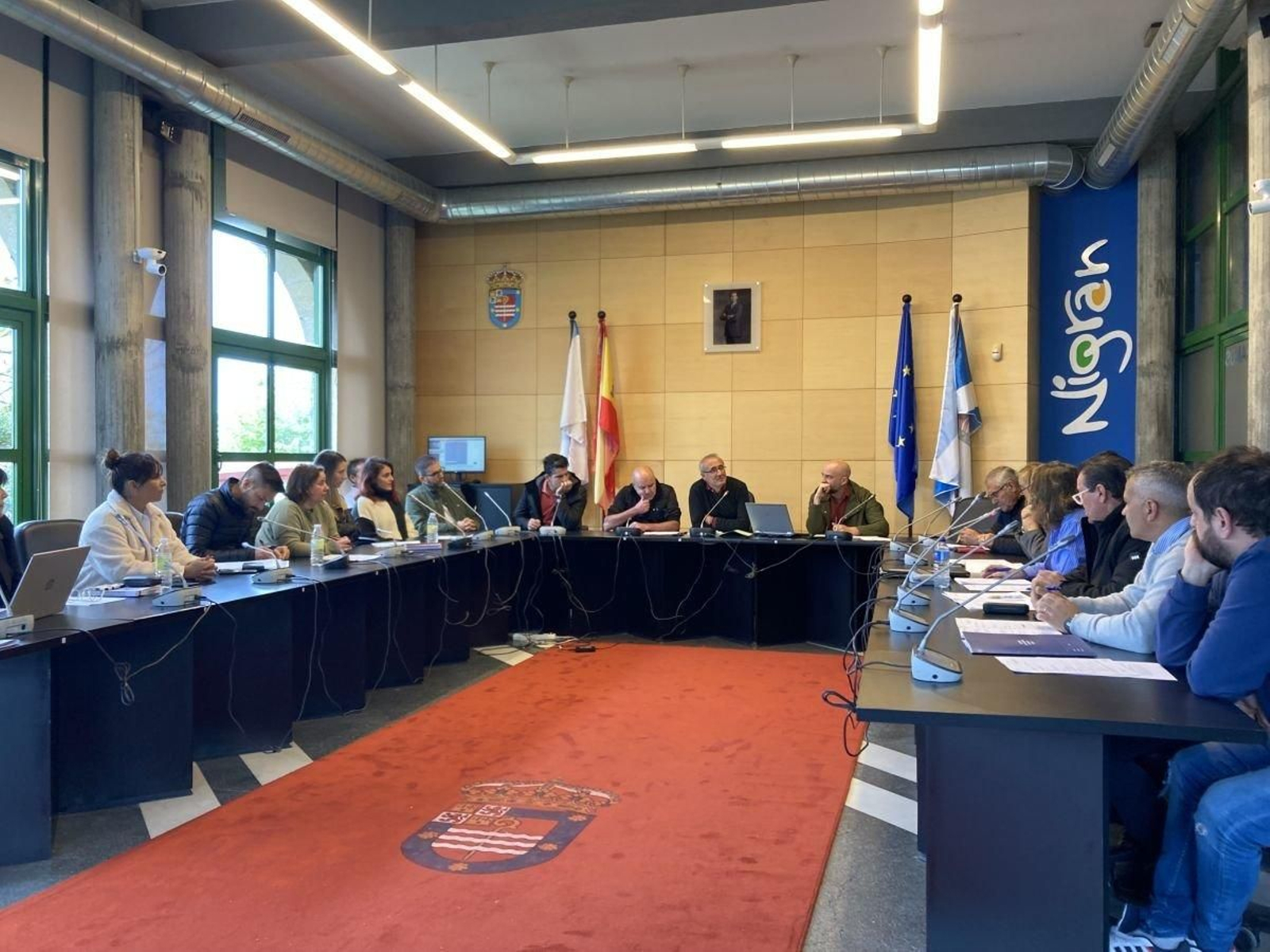 Imagen del pleno ordinario donde se aprobó la candidatura del municipio.