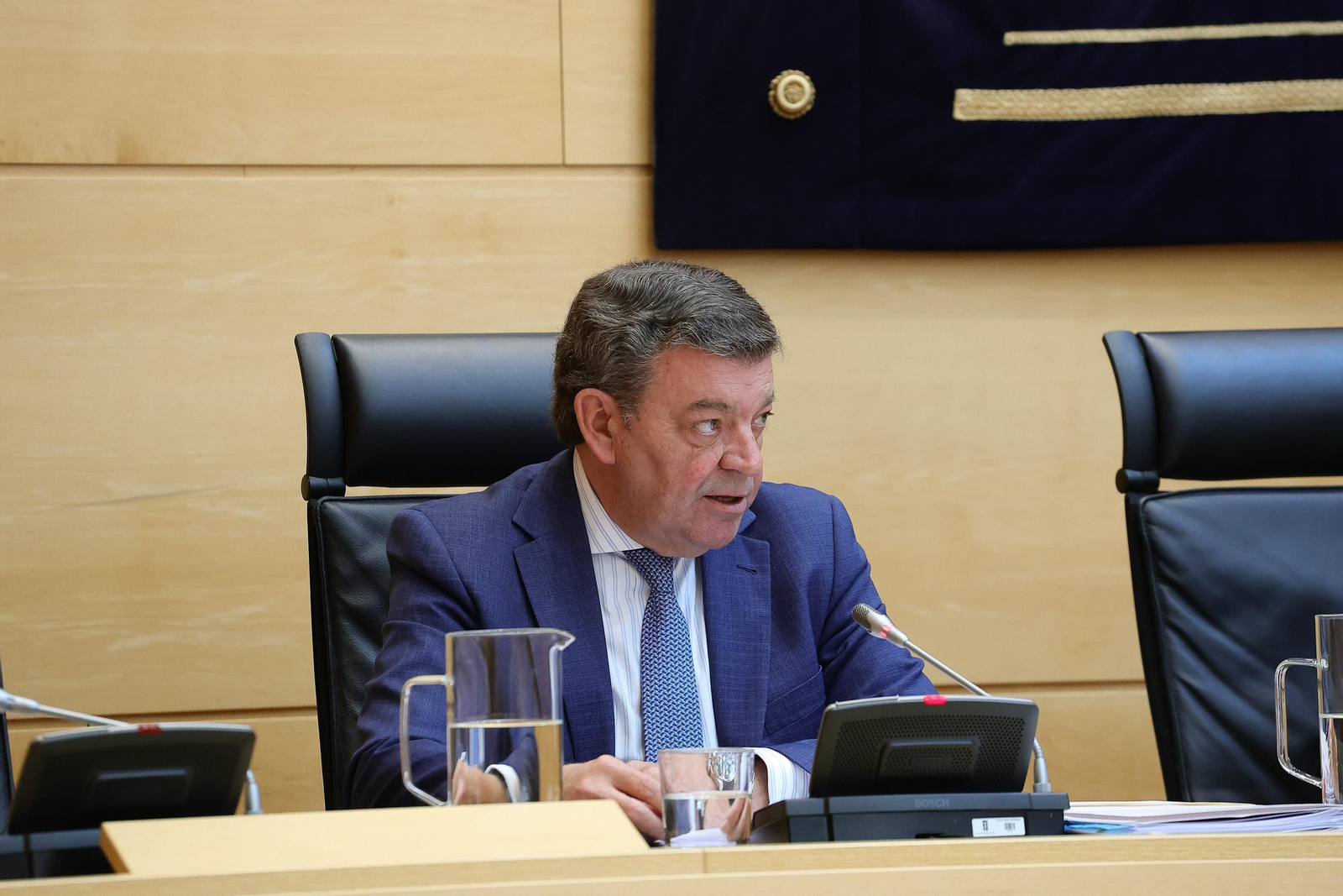 Comparecencia en el Parlamento del consejero de Presidencia, Luis Miguel Gago