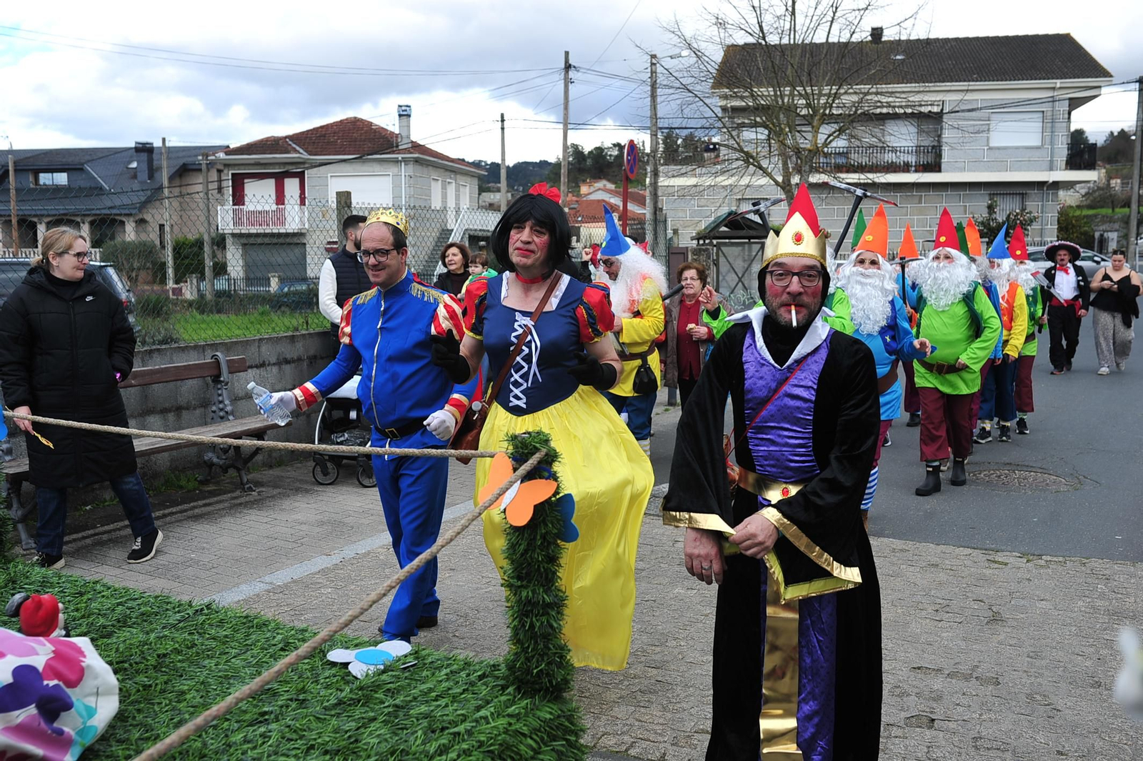 Galería | Paquita y Nicanor dan fin al Martes de Entroido de Seixalbo