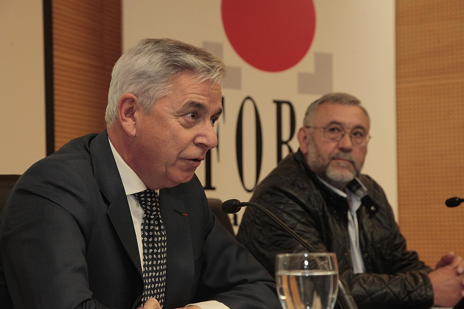 Manuel Sánchez Corbí, en el Foro La Región. // Miguel Ángel