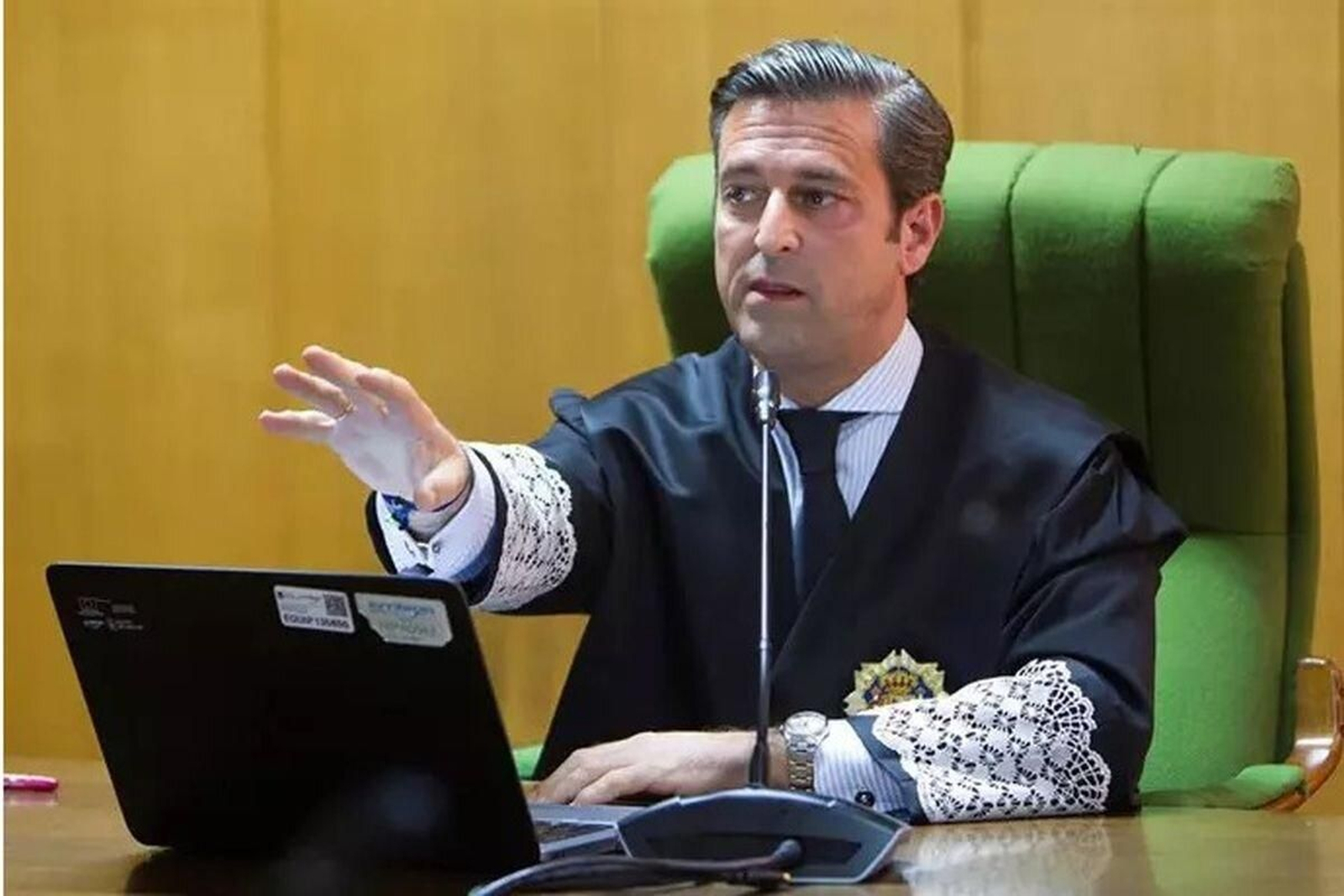 El magistrado Germán Serrano, titular de Social 2.