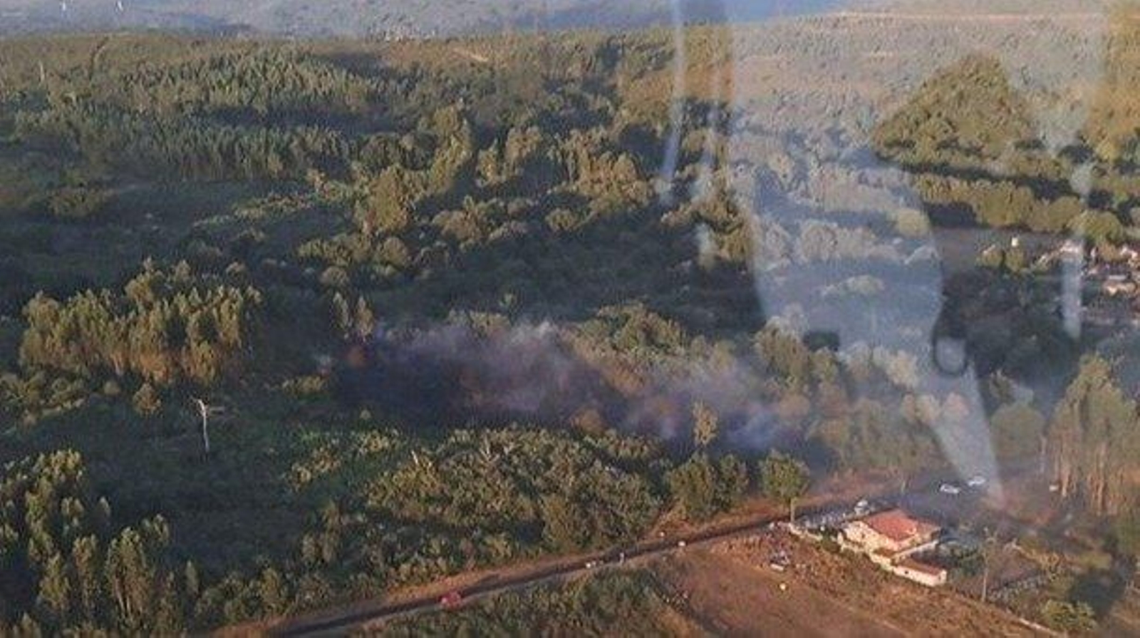 Incendio en Boborás esta tarde.