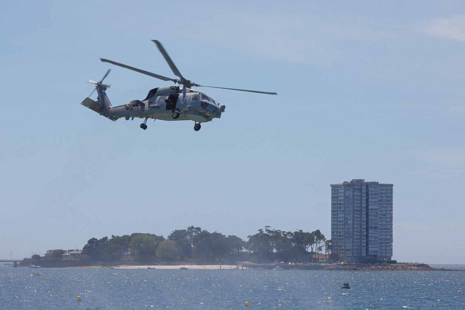 Exhibición flota Dédalo 24 en Samil.