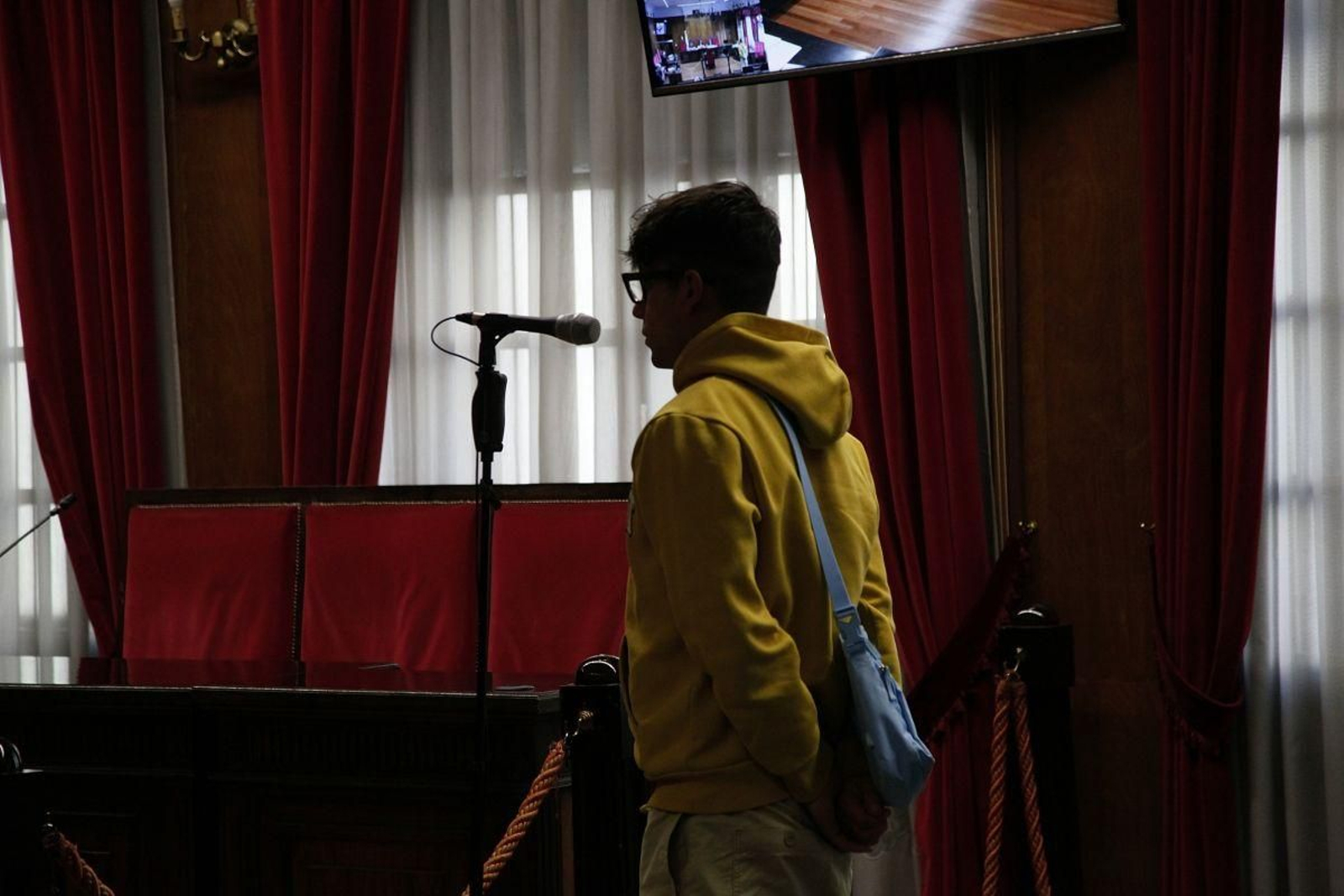 Rodrigo R.A. , en el juicio celebrado en la Audiencia.