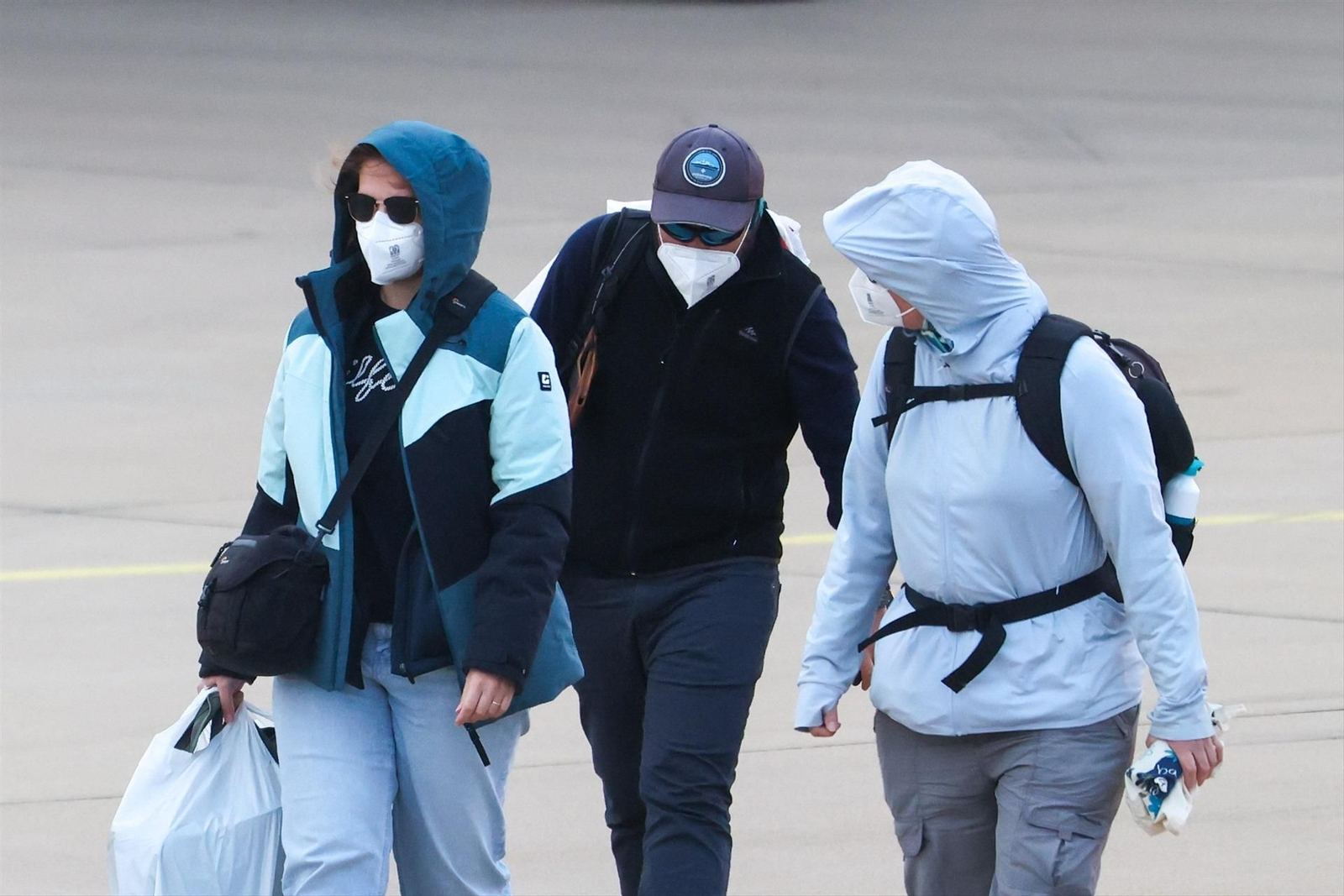 Pasajeros evacuados del HM Hondius