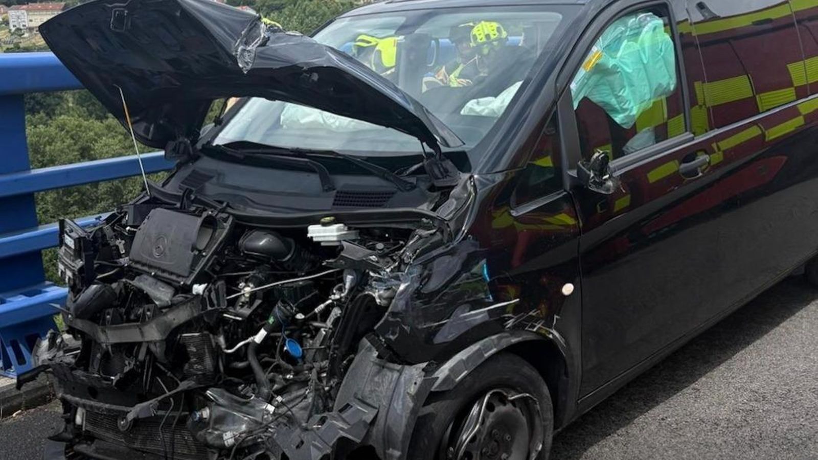 Imagen del accidente.