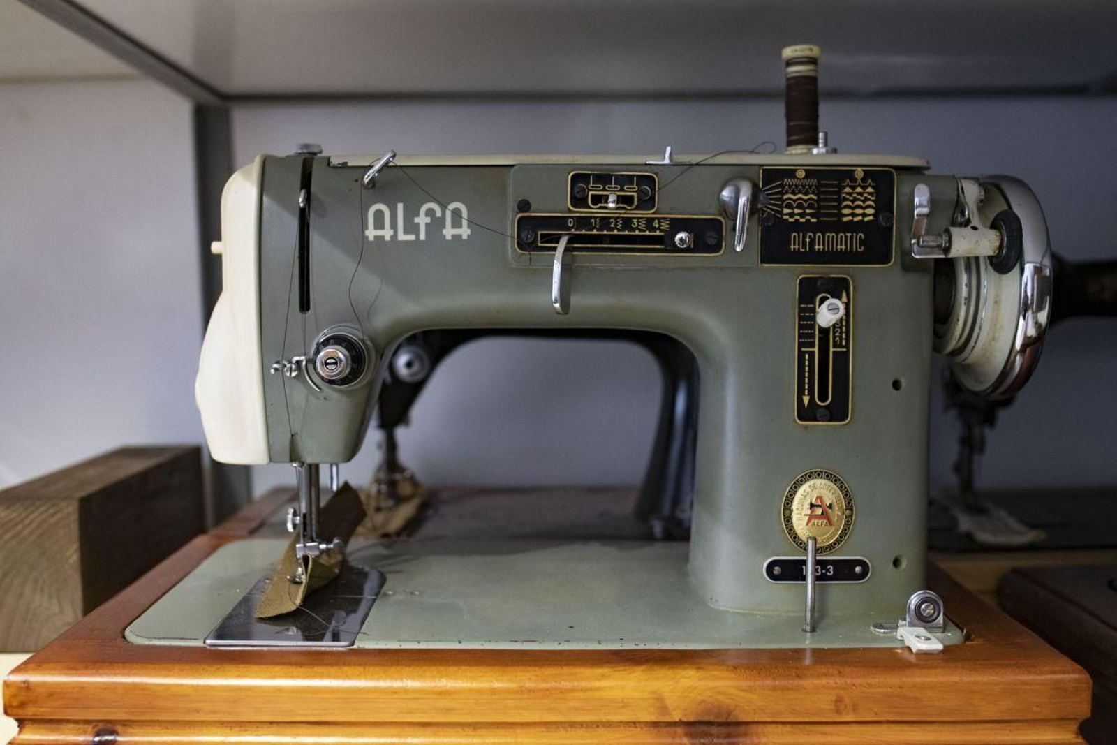 Galería | El placer de coser en una hermosa y cuidada máquina