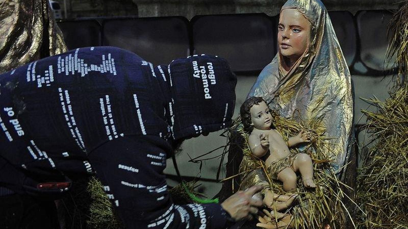 Ourense 19/12/19 Belén plaza Bispo Cesáreo  Fotos Martiño Pinal