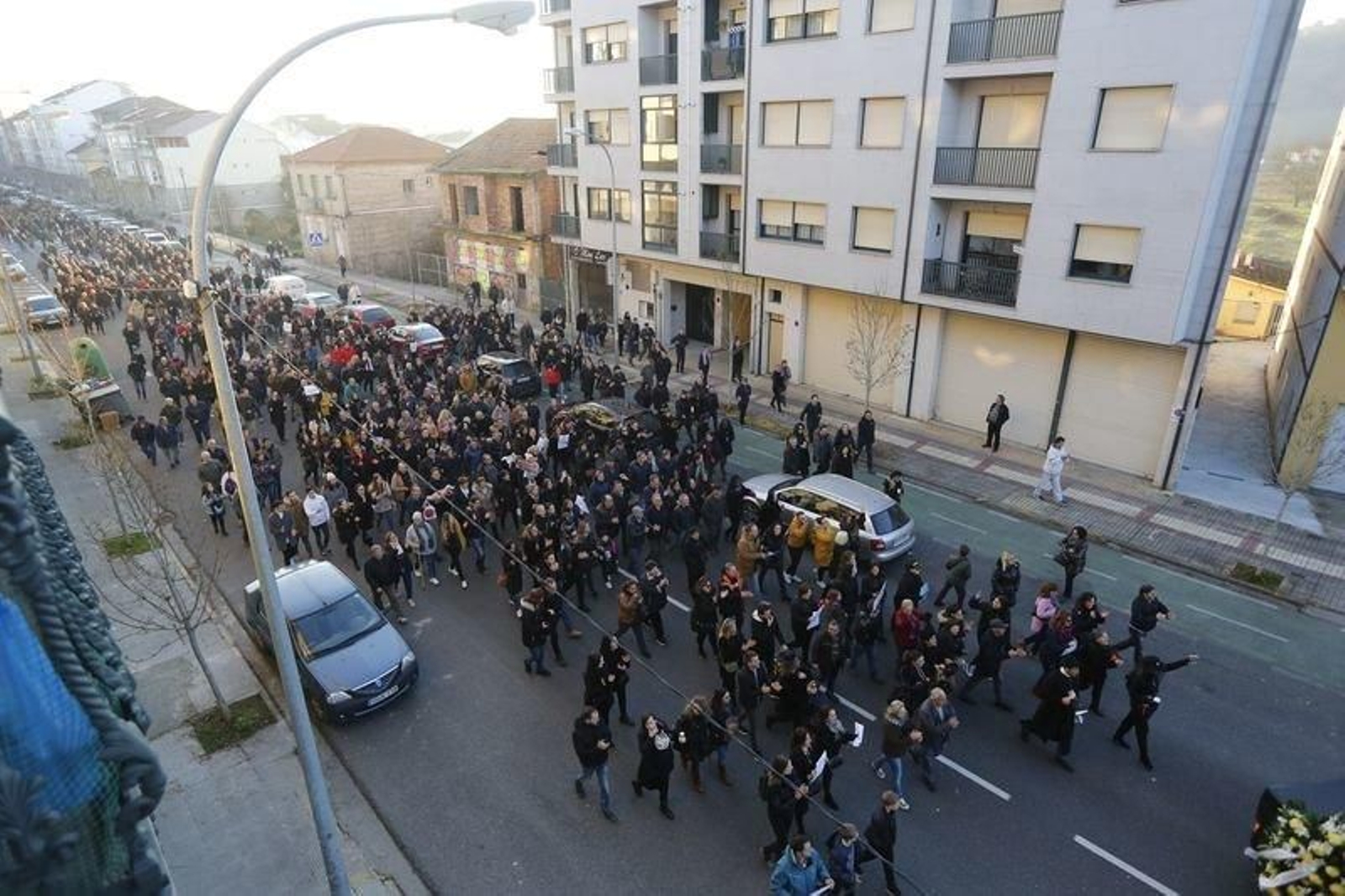 Manifestación en Verín.