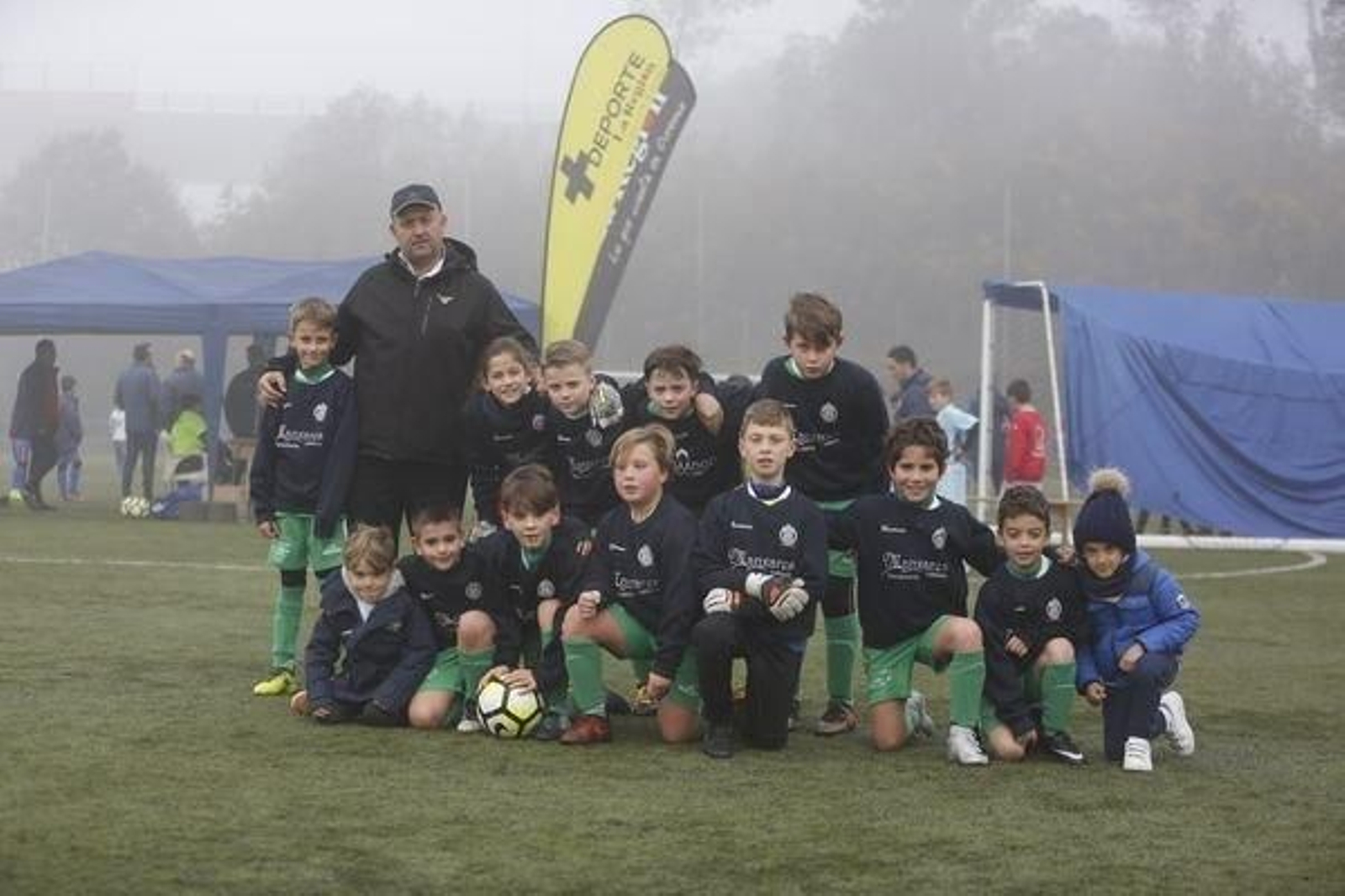 El equipo bejamín del Arenteiro.