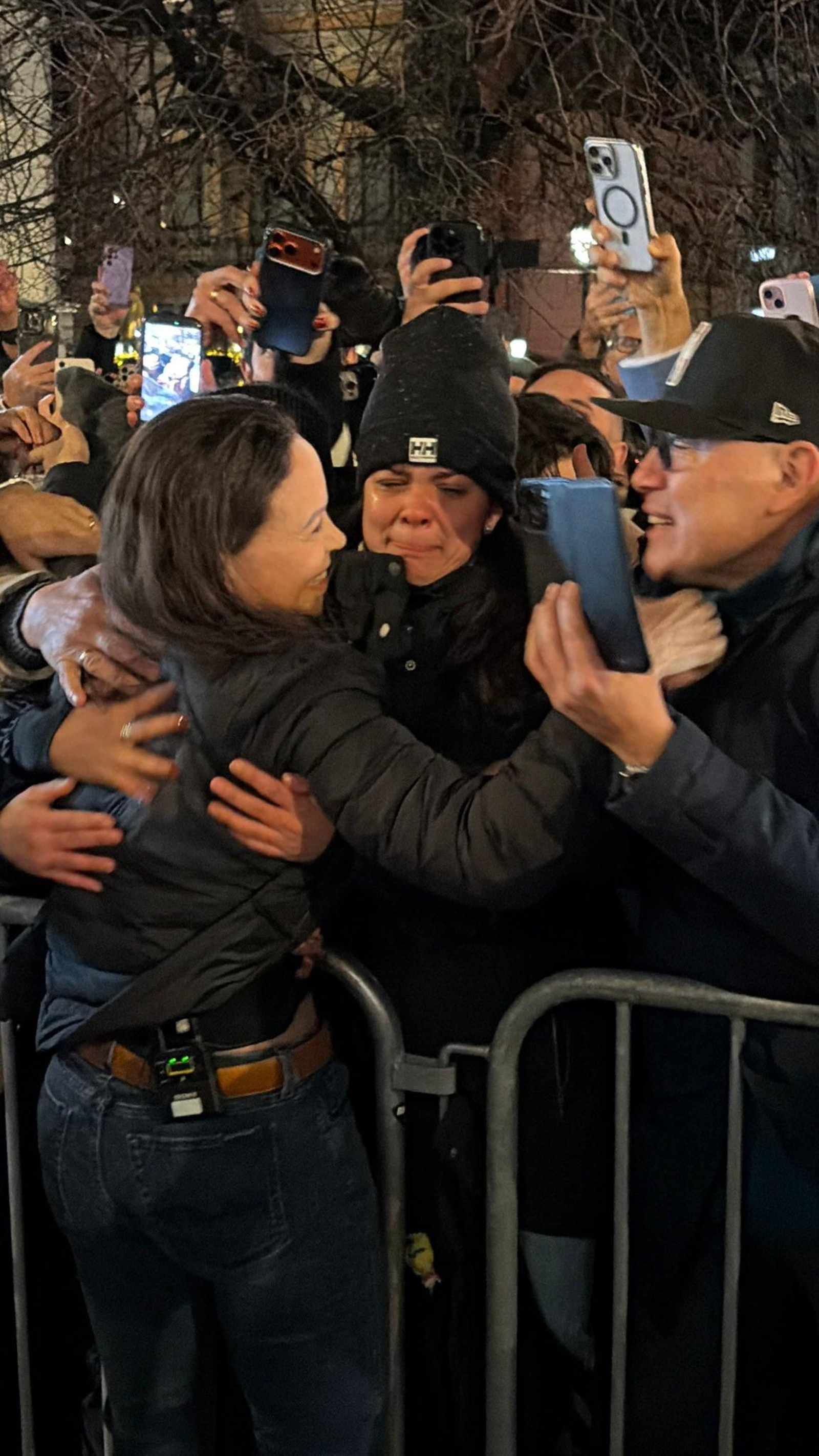 La opositora venezolana María Corina Machado, en Oslo