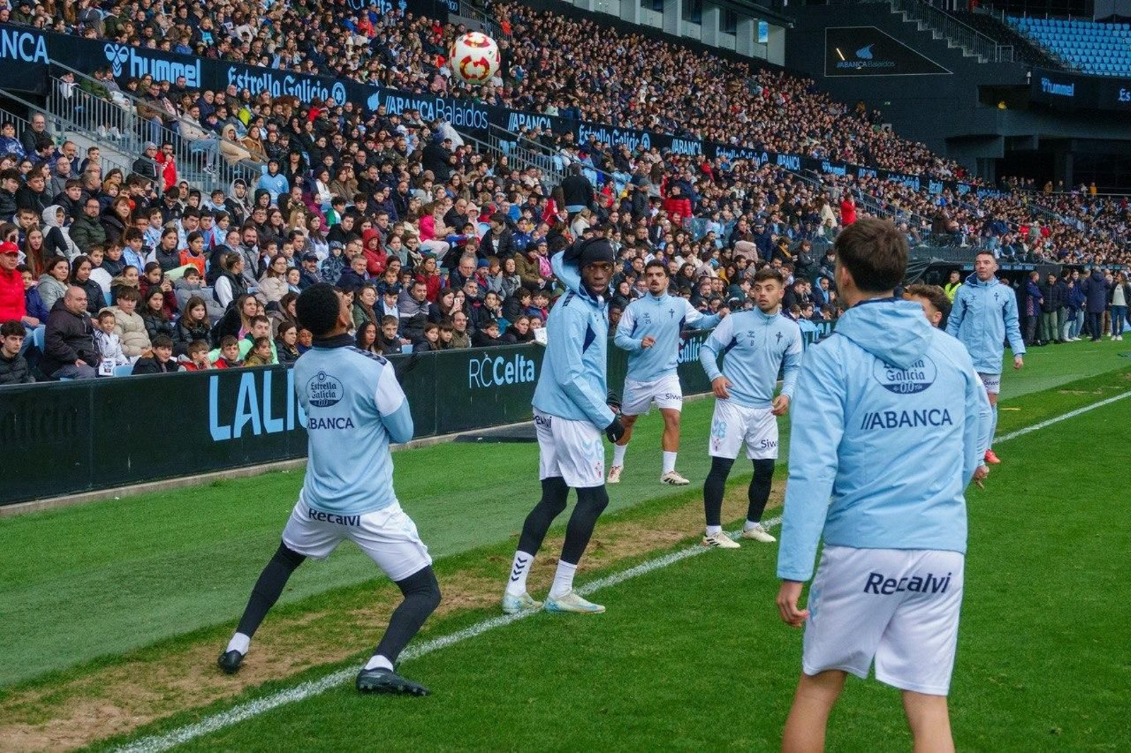 Entrenamiento a puertas abiertas del Celta.