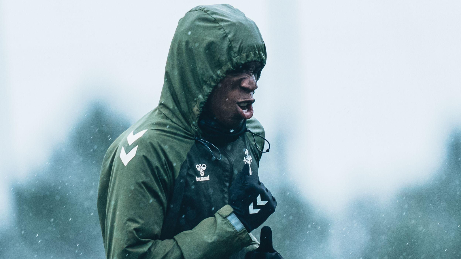 O Celta vive adestramentos con choiva nos últimos días.