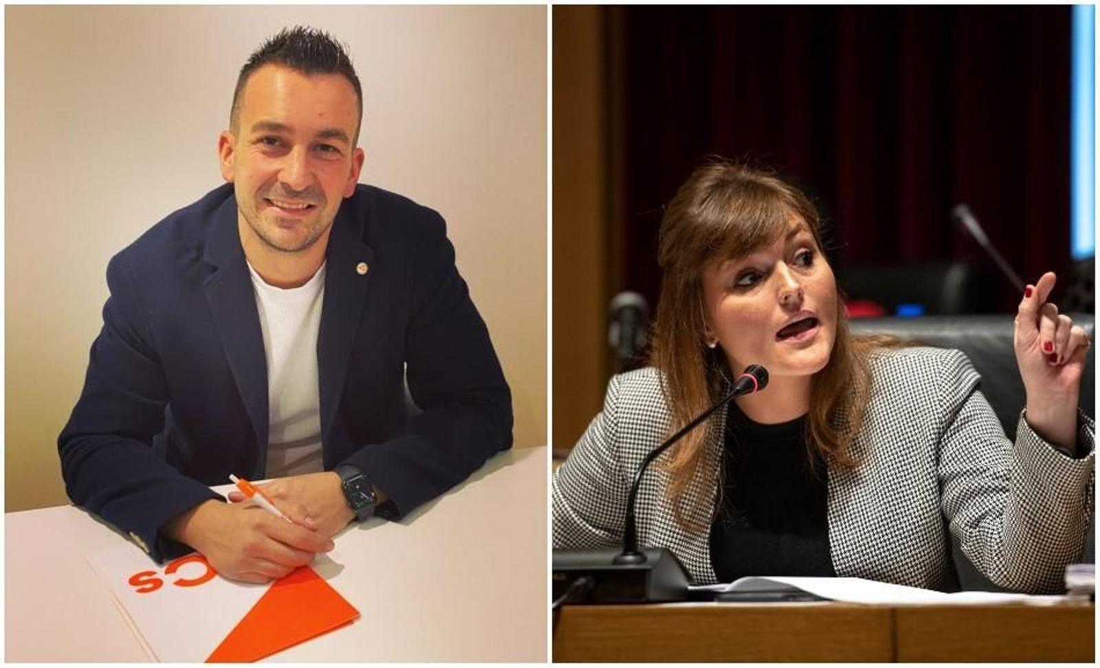 Manuel Ribao y Montse Lama.