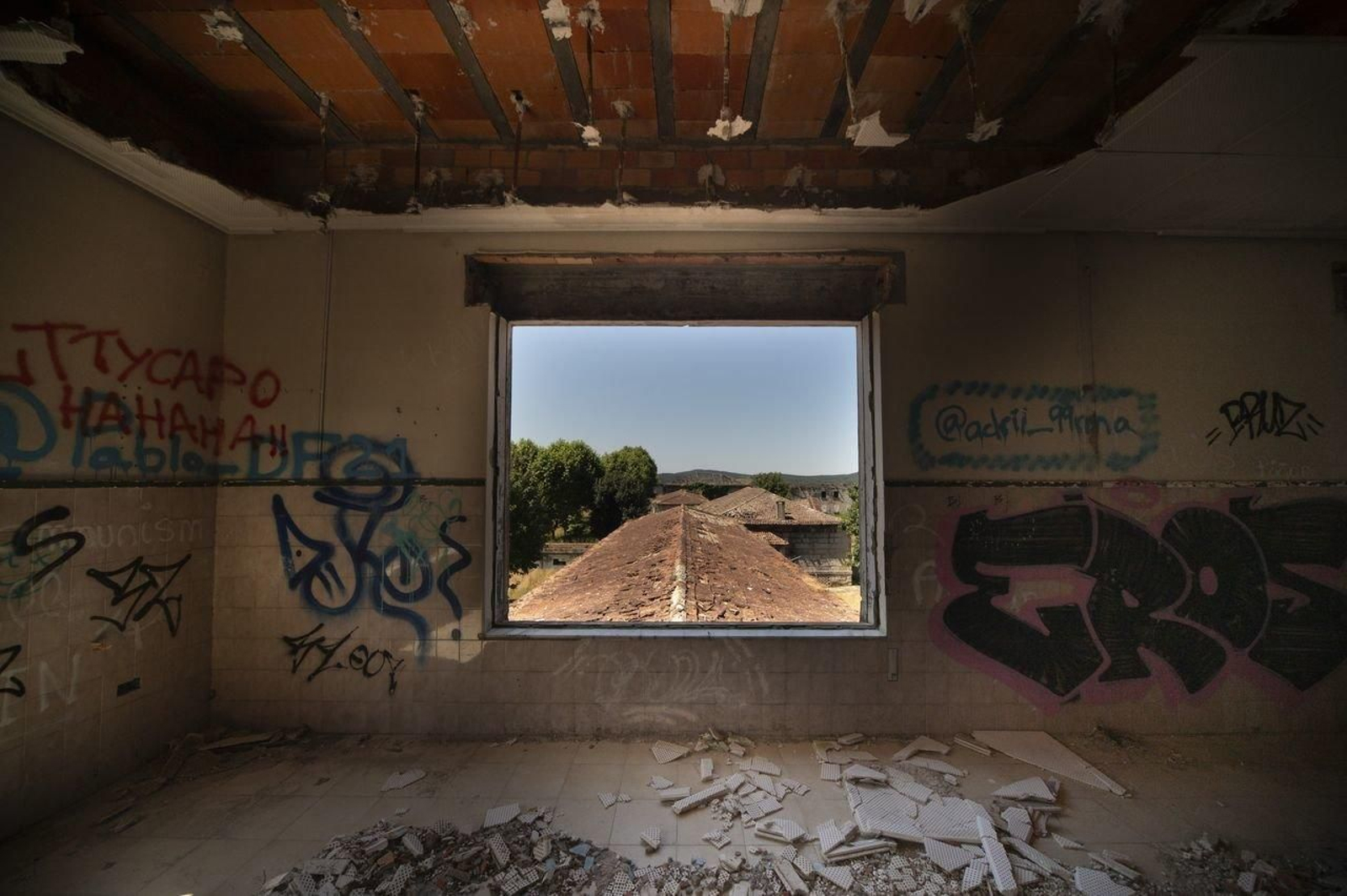 Uno de los pisos superiores de la instalación