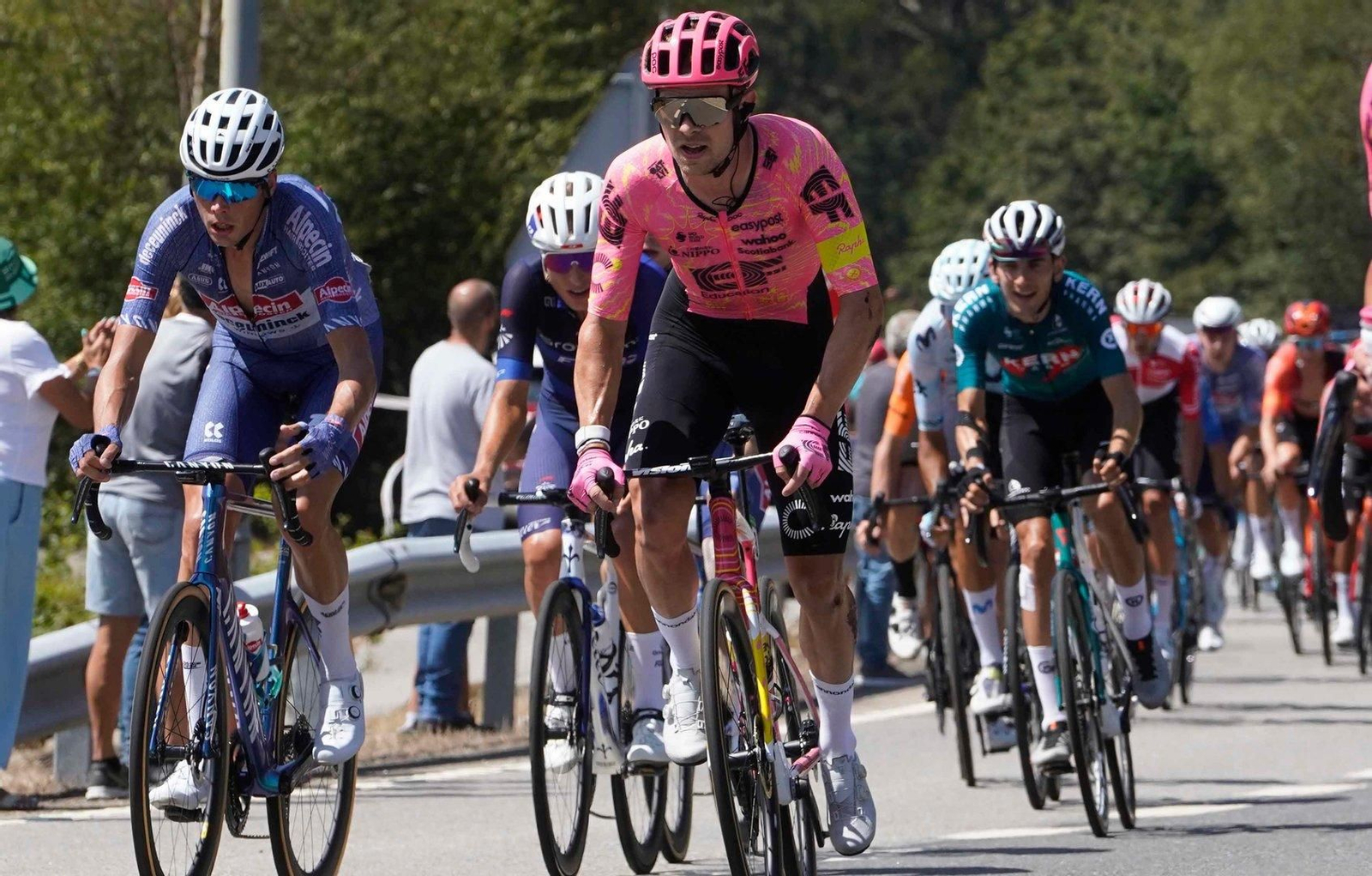 Participantes en la décima etapa de La Vuelta a España.