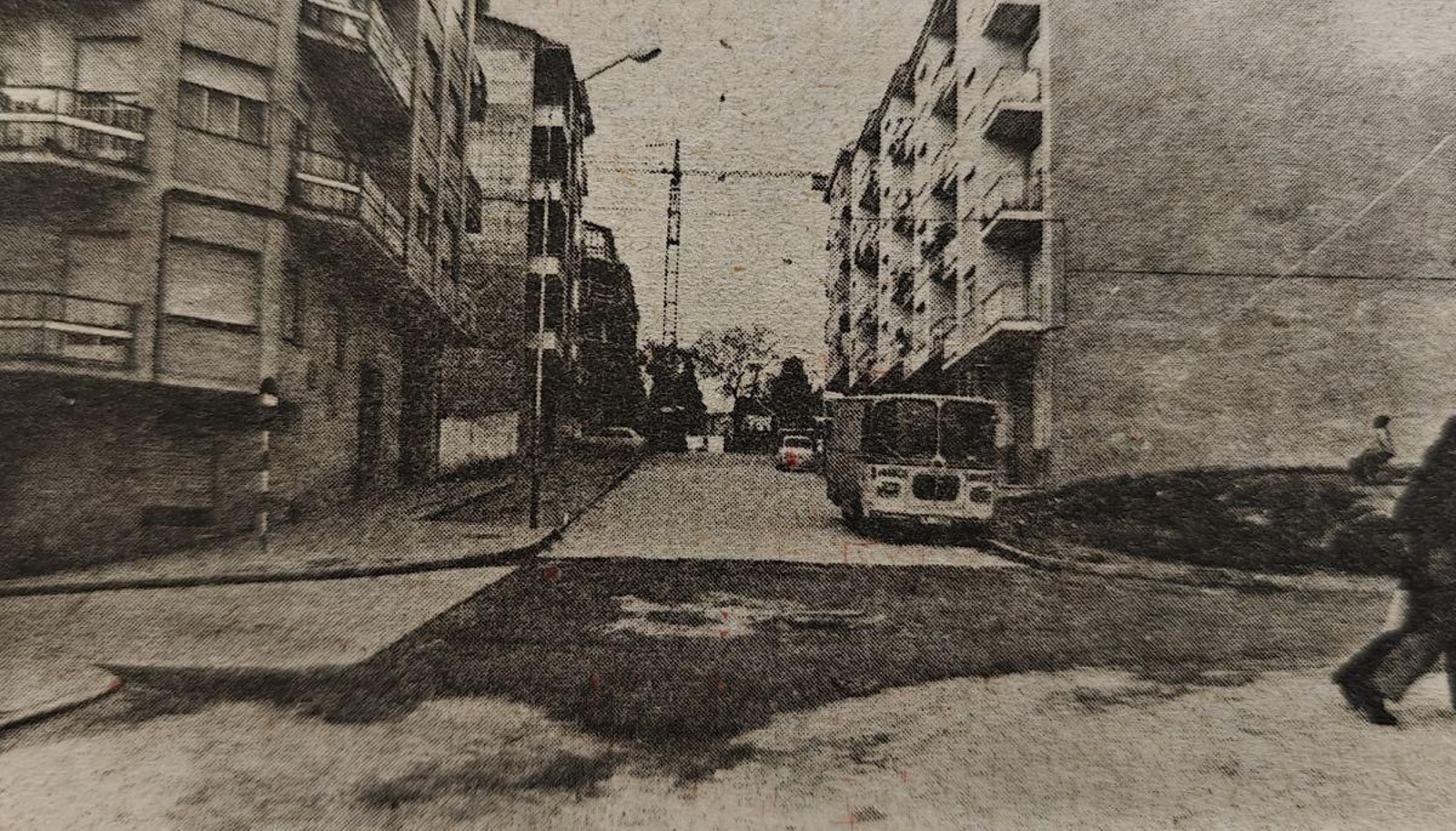 Pavimentación en pésimo estado en el barrio de San Francisco.