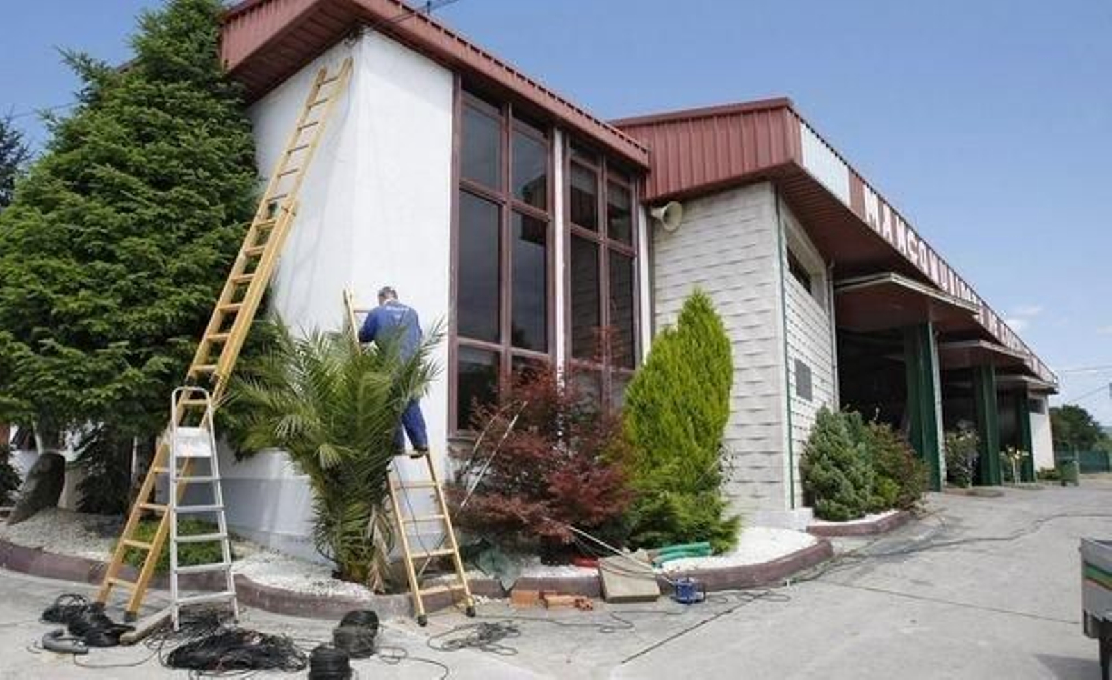 Instalaciones de la Mancomunidad, en Beade.