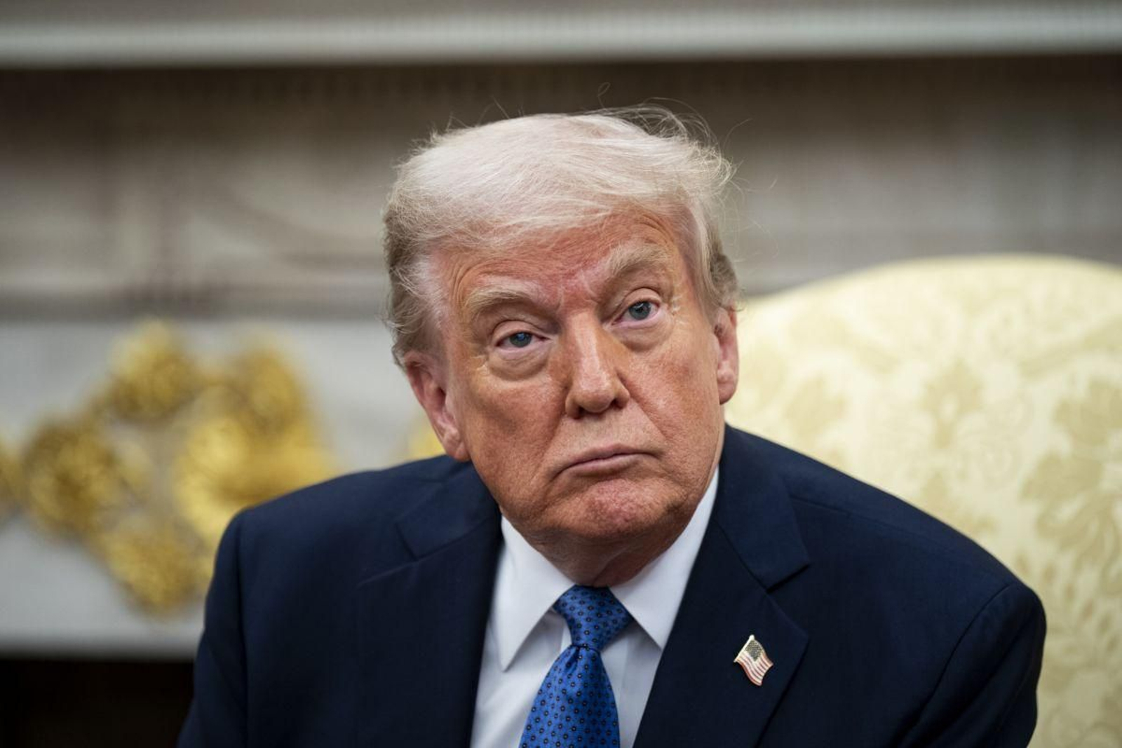 El presidente de los EEUU, Donald Trump, en el Despacho Oval de la Casa Blanca.