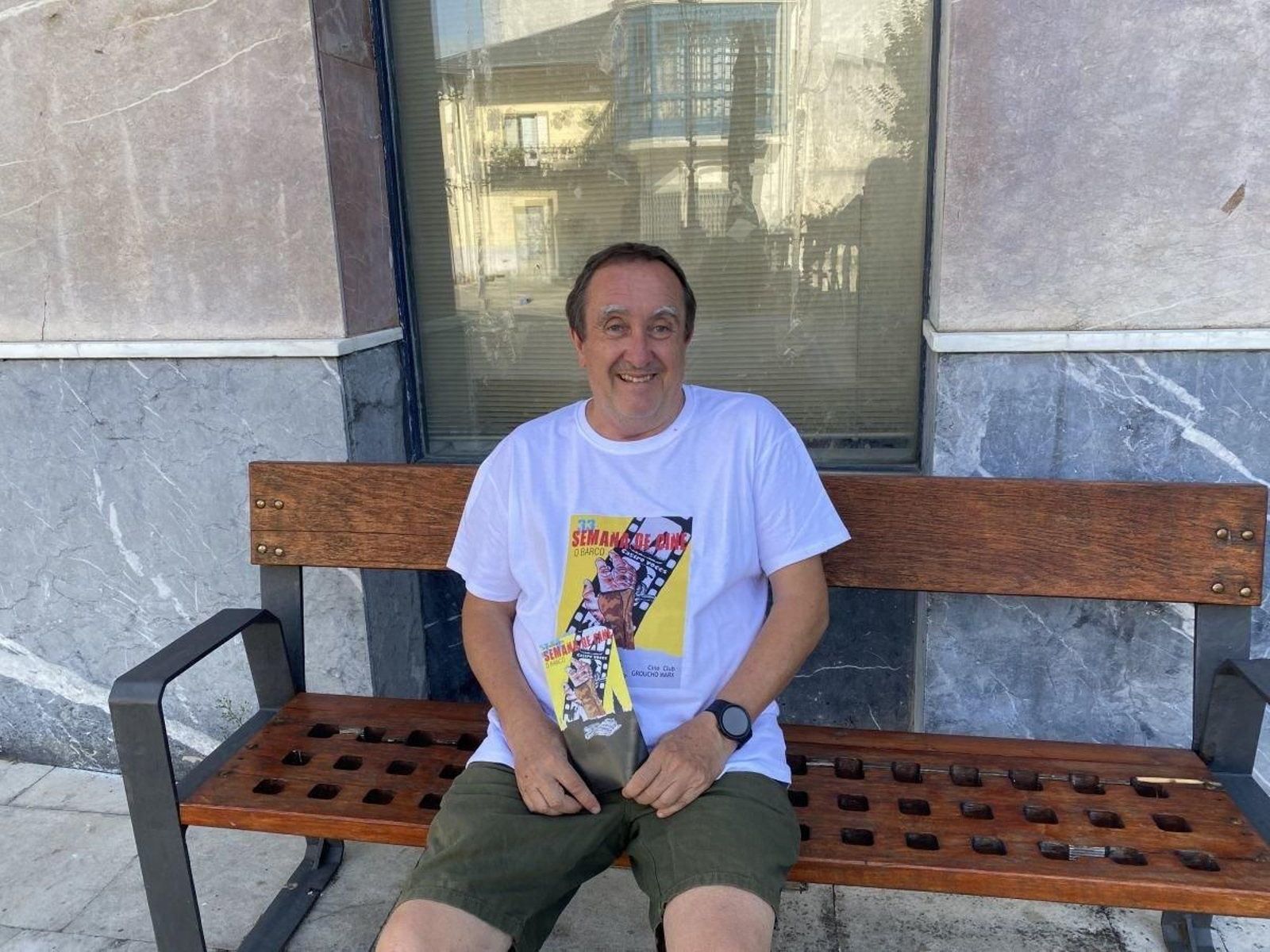 José María Rodríguez, uno de los organizadores de la Semana do Cine de O Barco.