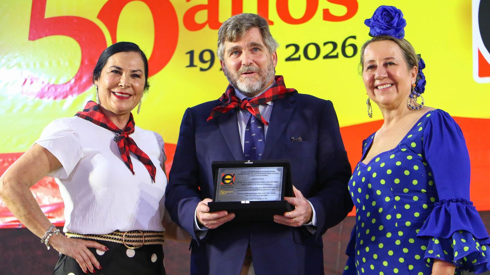 Blanca Hernando (izquierda) durante los reconocimientos