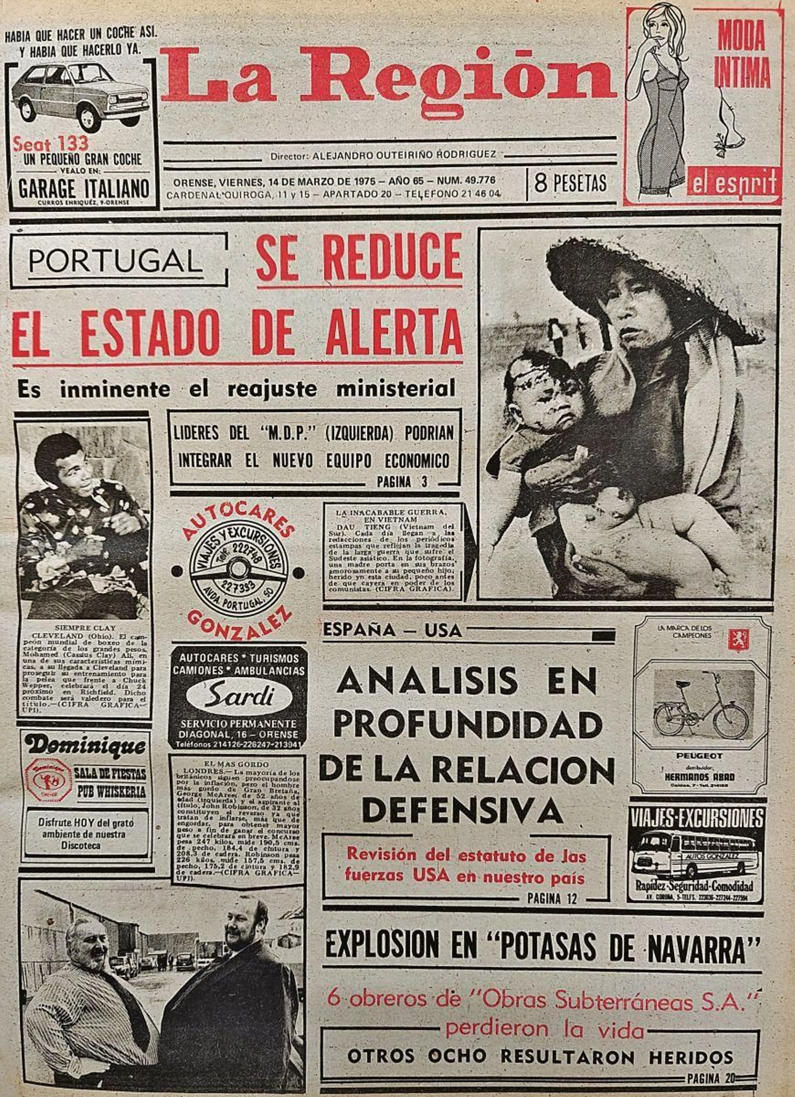 La portada de 1975