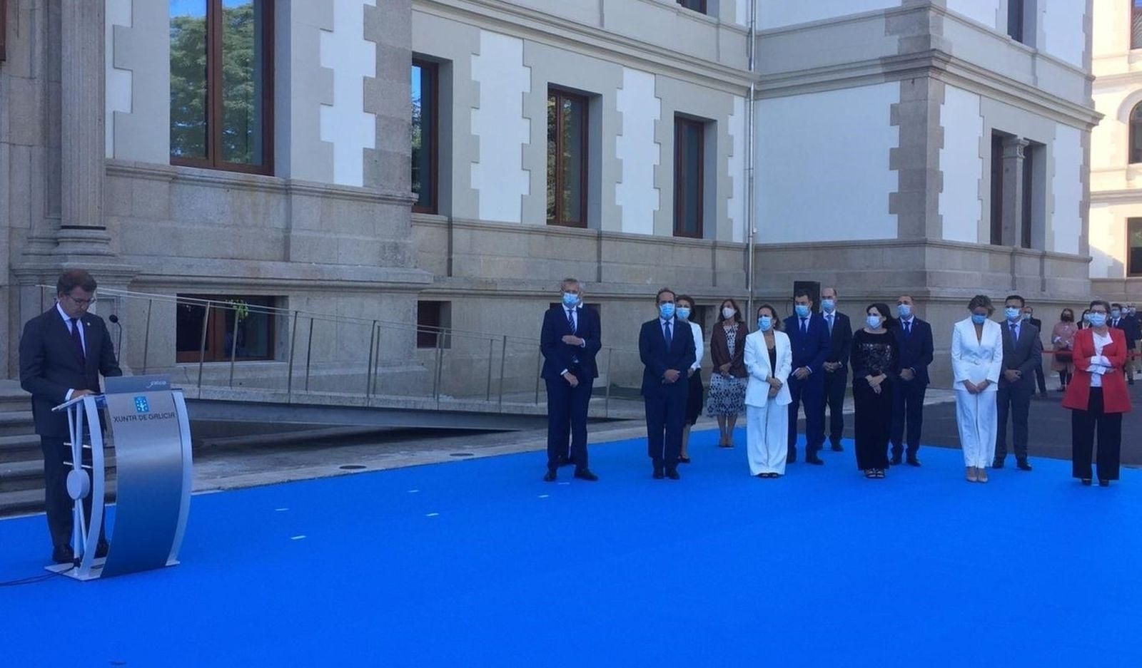 Toma de posesión del nuevo Gobierno de Feijóo al inicio de la XI Legislatura.