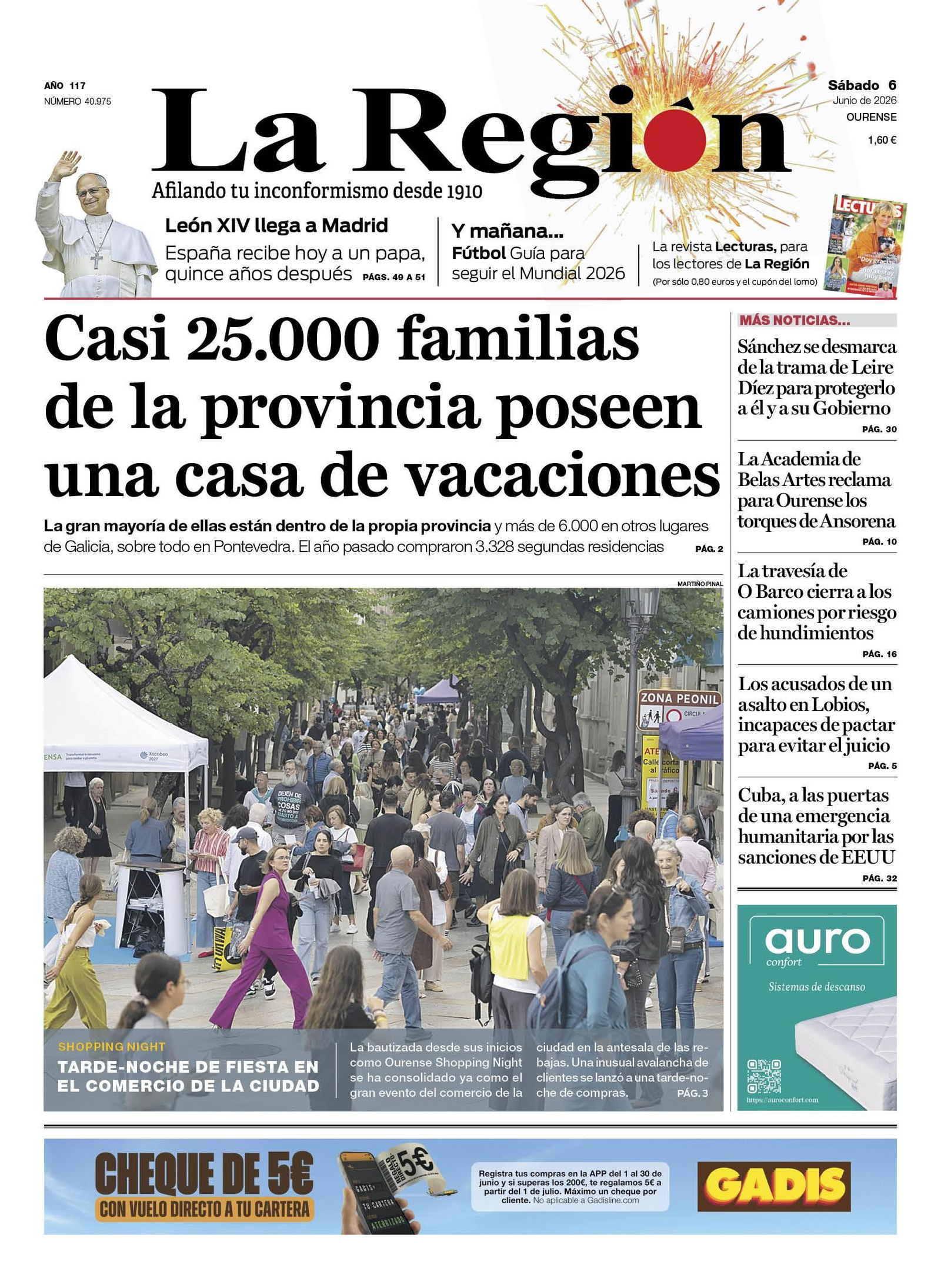 La portada de hoy