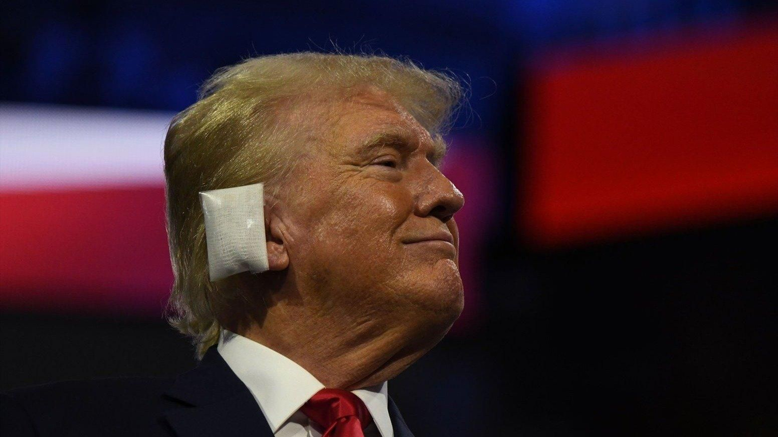 El candidato Trump sufrió un intento de asesinato el pasado sábado. // E.P.